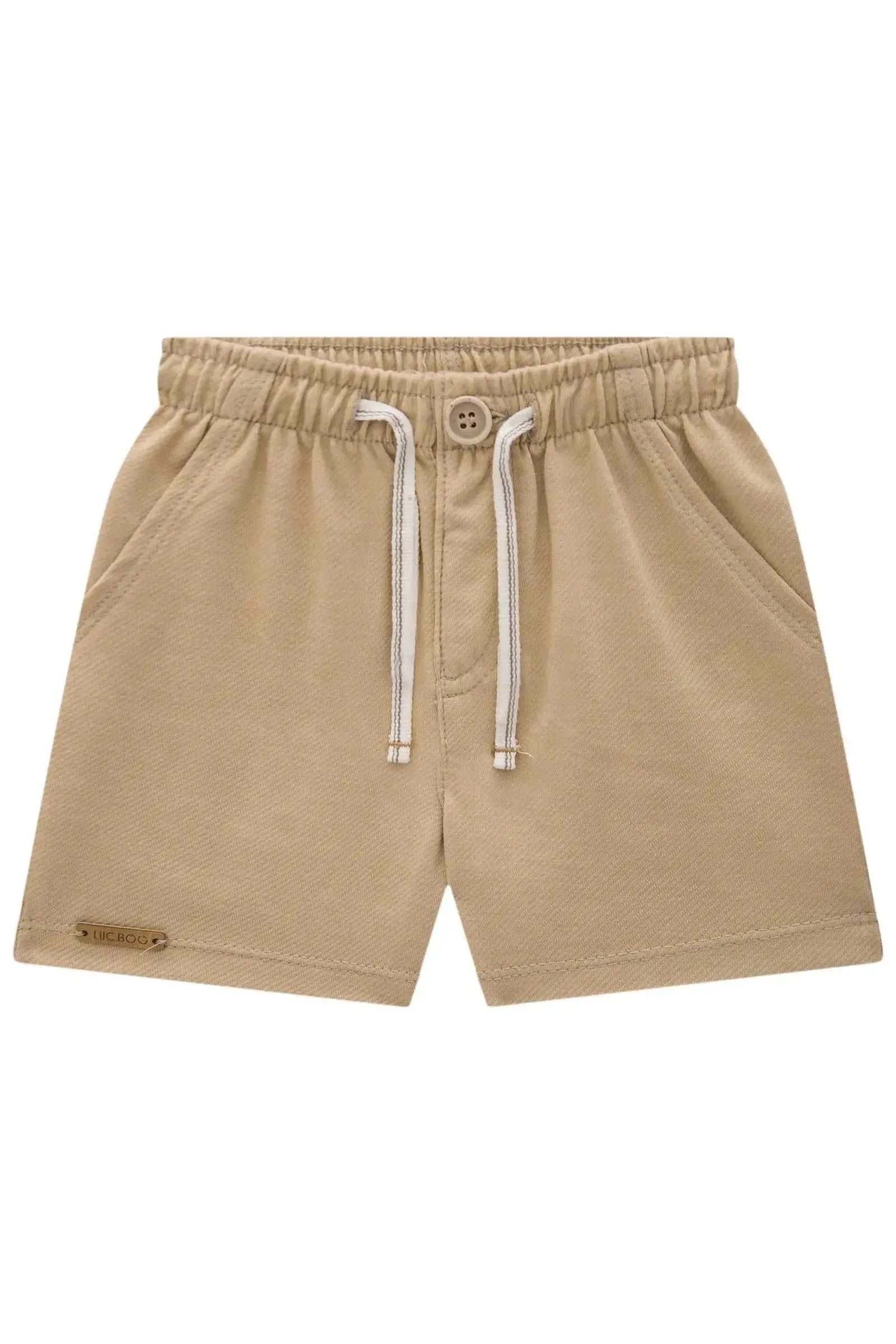 Bermuda em Cotton Jeans com Elastano 84730 LucBoo Bebê Menino
