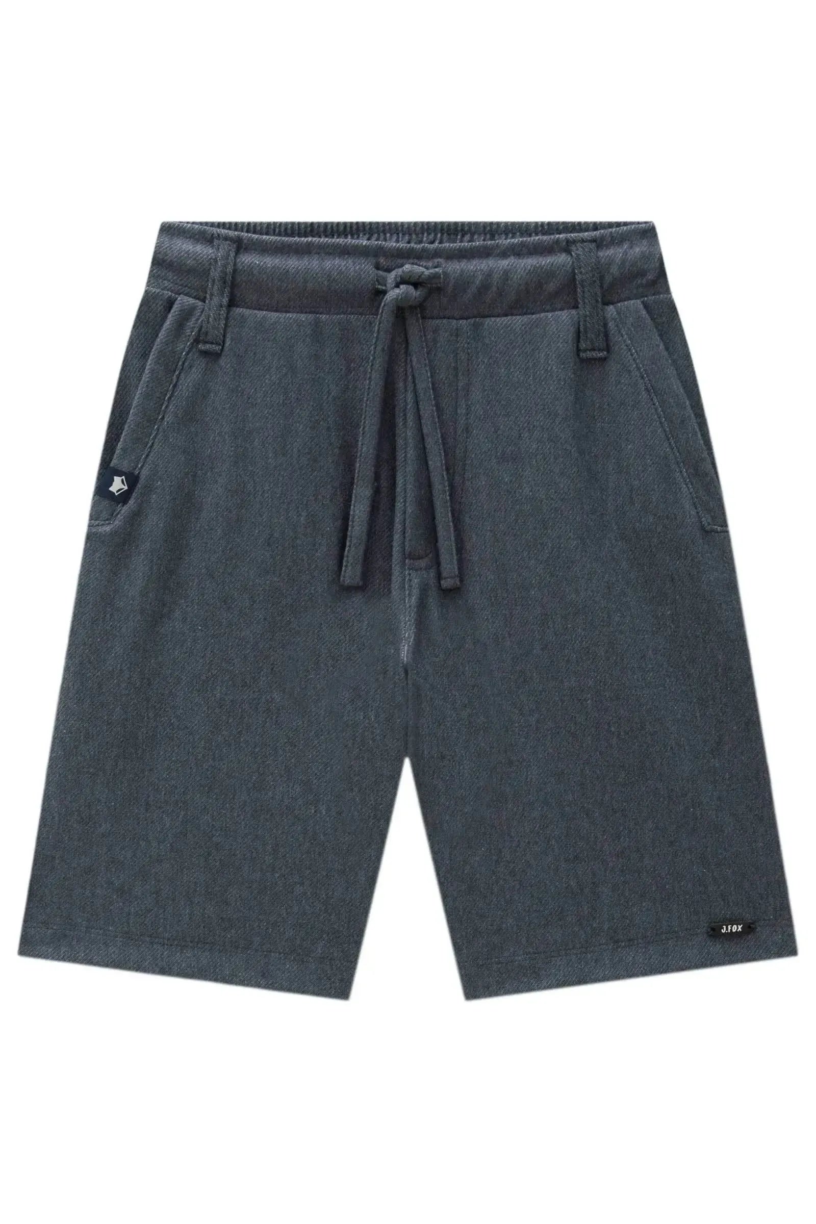 Bermuda em Cotton Jeans com Elastano 98697 Johnny Fox Teen Menino
