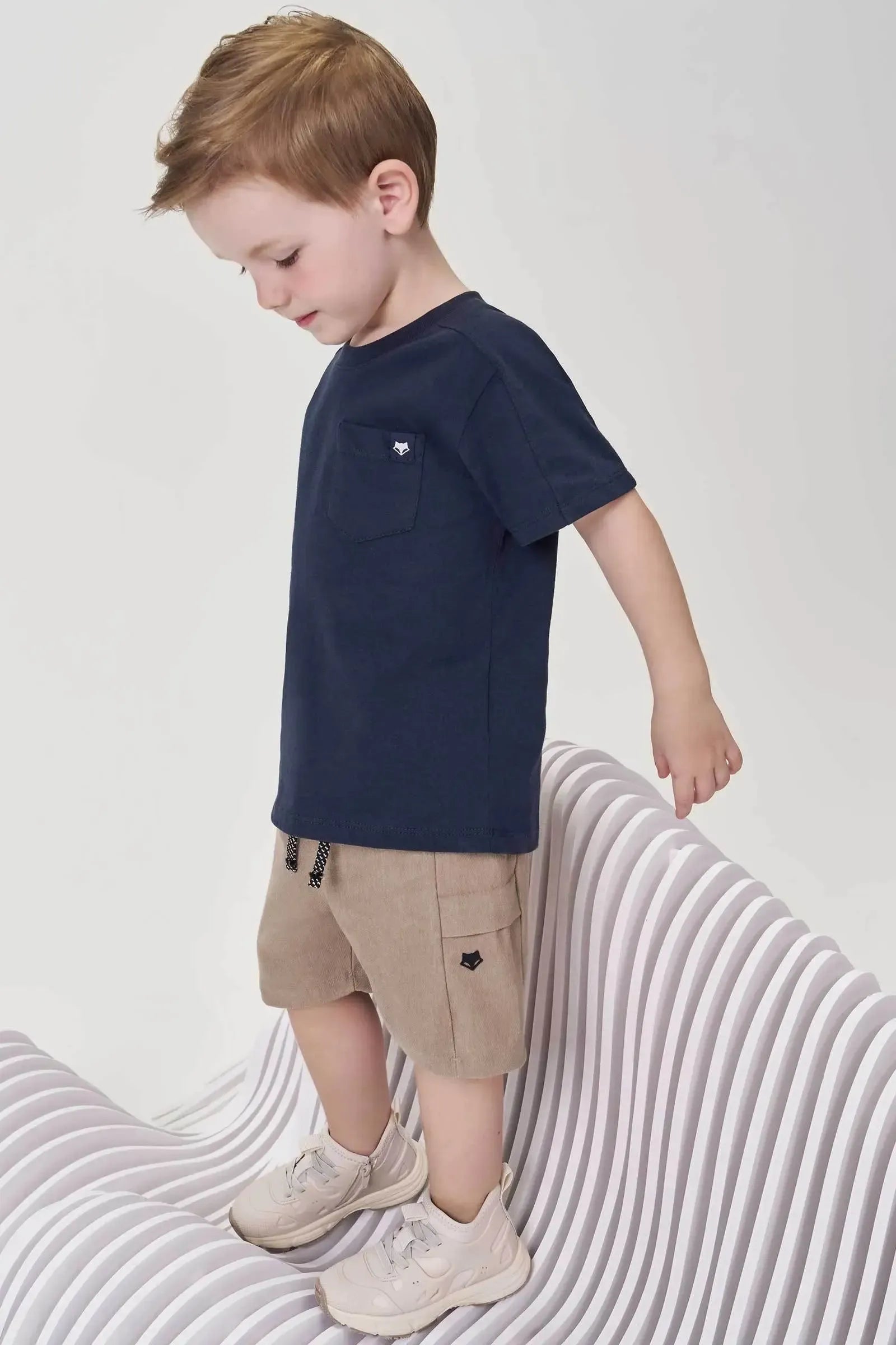 Bermuda em Cotton Jeans com Elastano 99262 Johnny Fox Teen Menino