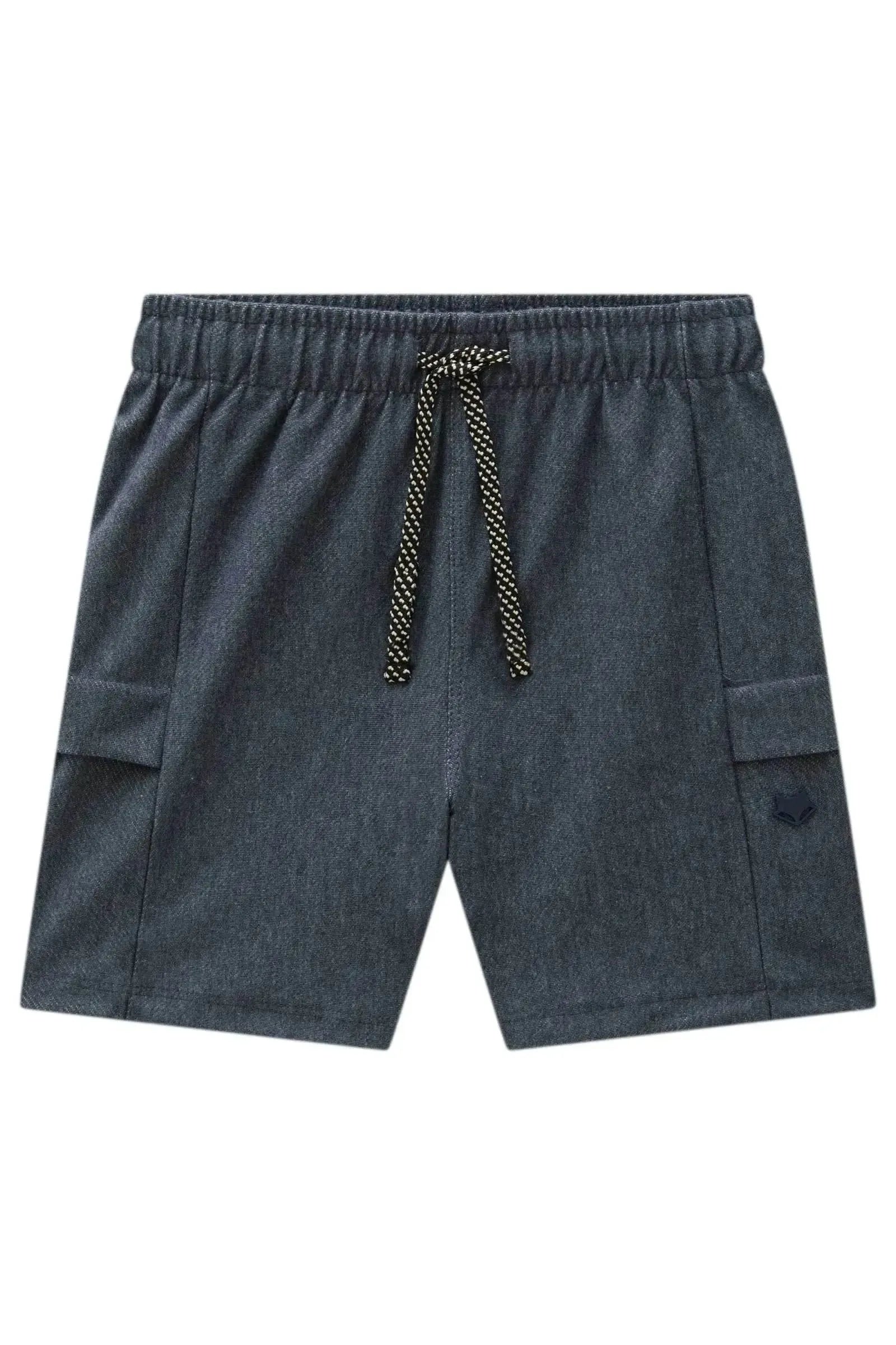 Bermuda em Cotton Jeans com Elastano 99262 Johnny Fox Teen Menino