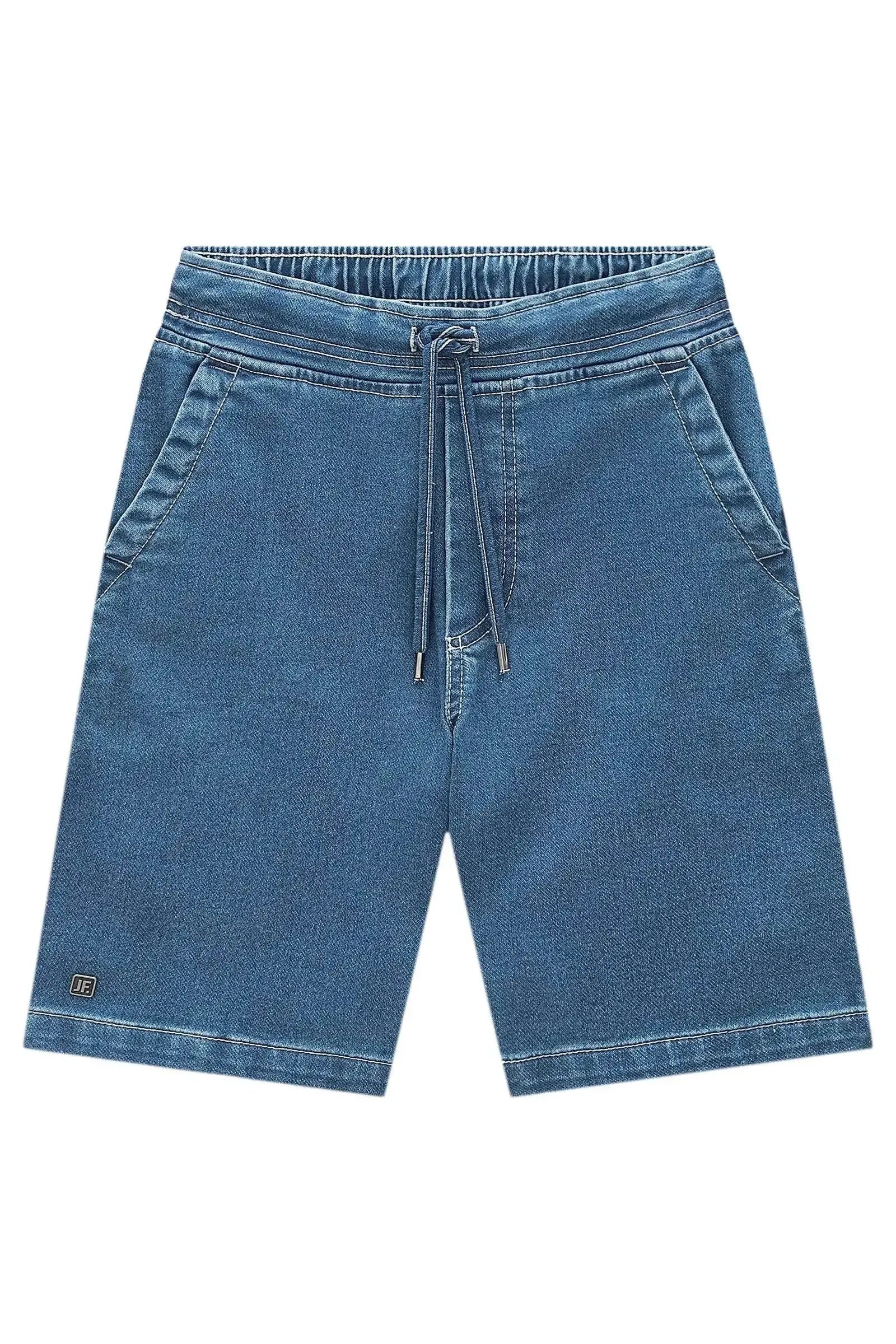 Bermuda em Jeans Squash com Elastano 97818 Johnny Fox Teen Menino