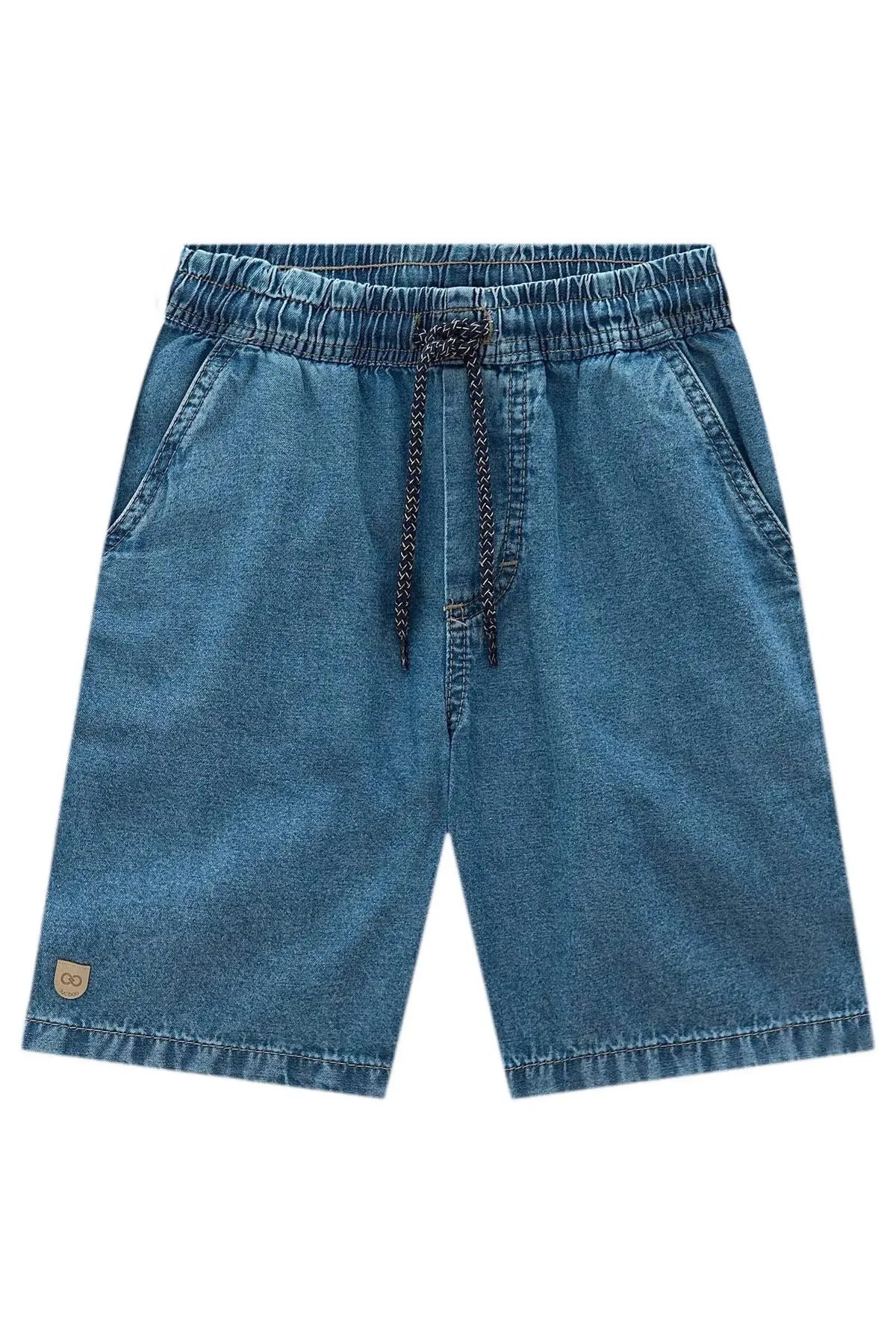 Bermuda em Jeans Teca 99333 LucBoo Infantil Menino