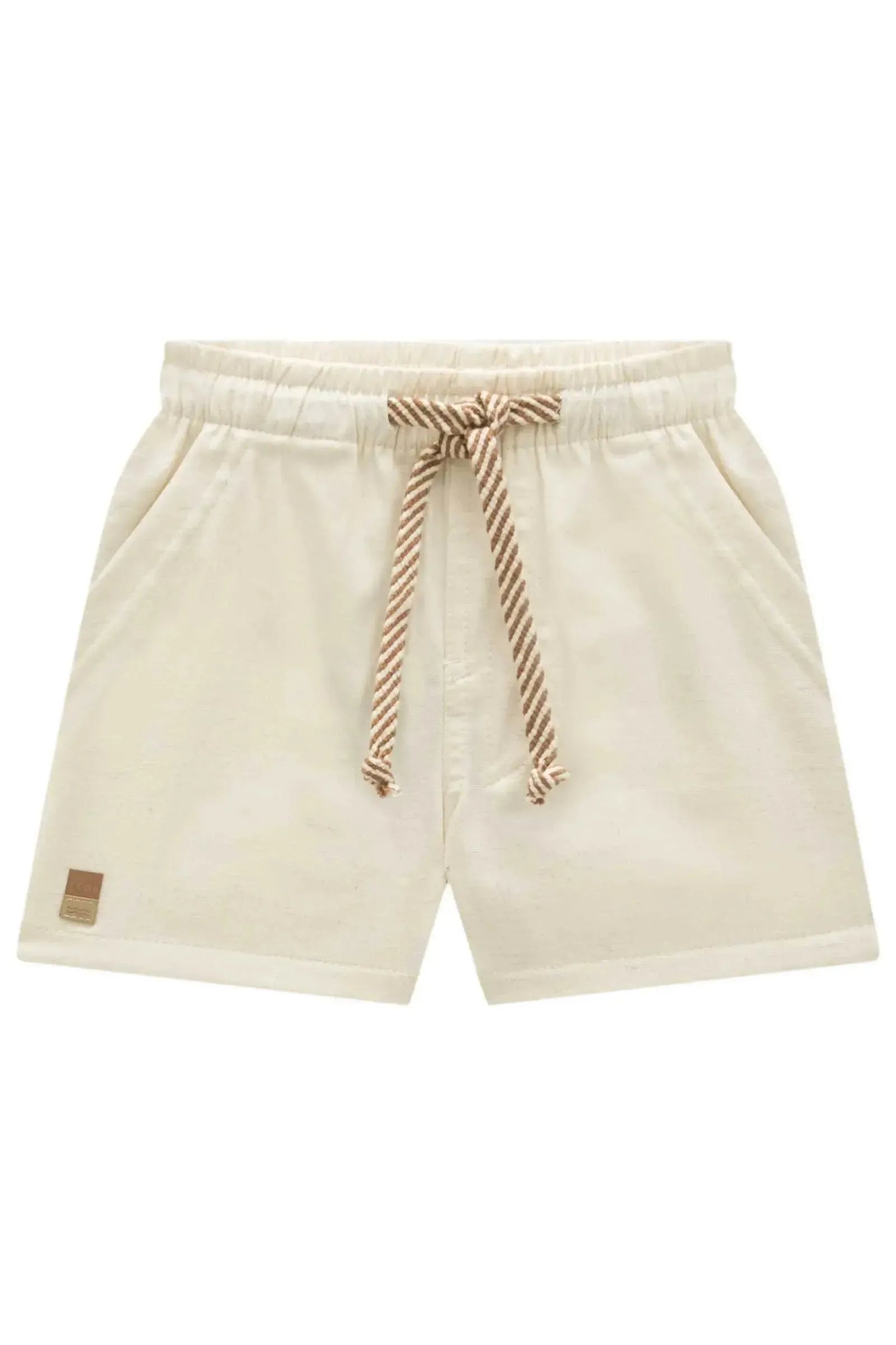 Bermuda em Linho Santorine com Elastano 84258 Johnny Fox Bebê Menino