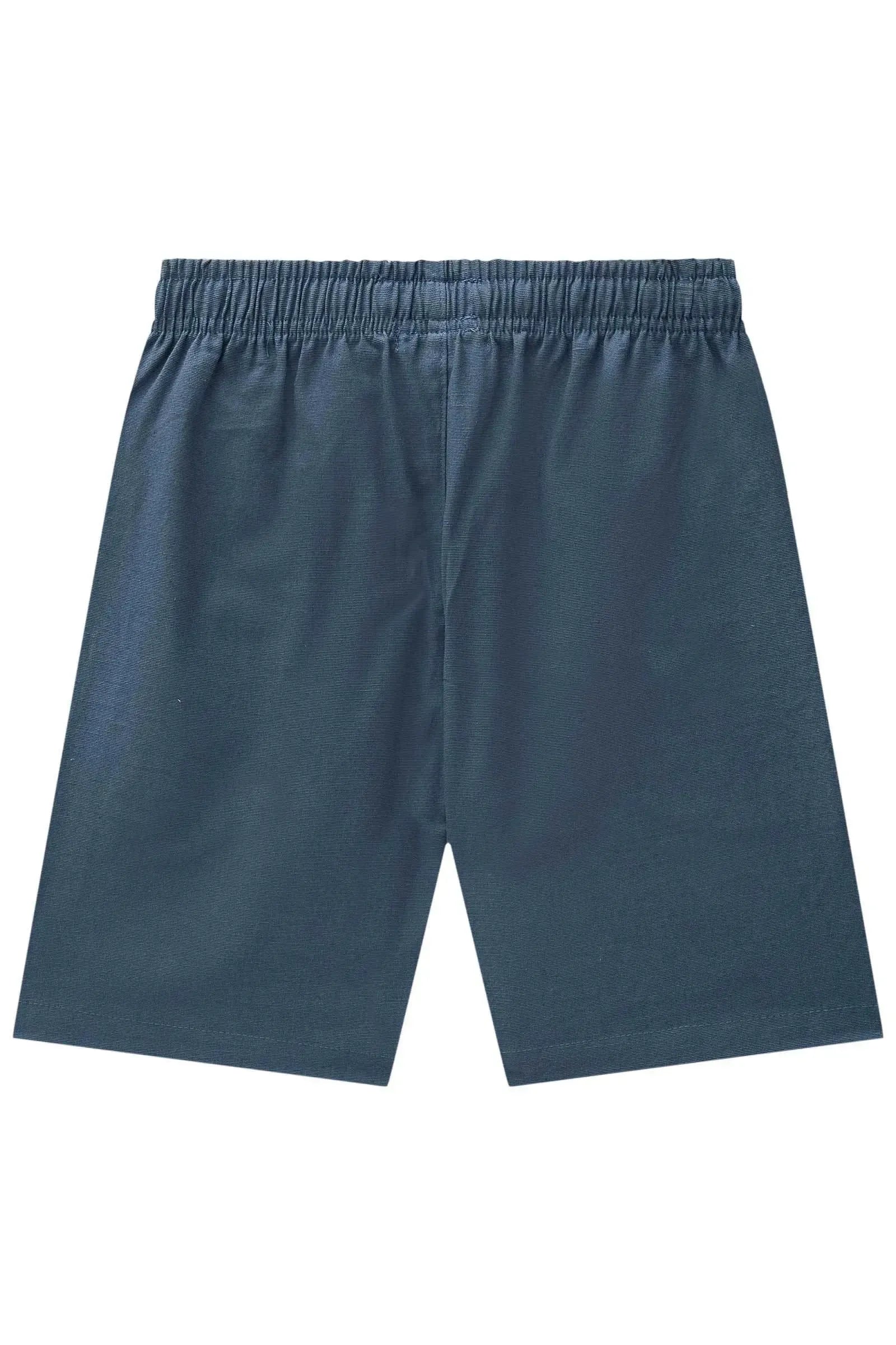 Bermuda em Linho Santorine com Elastano 86823 Johnny Fox Teen Menino