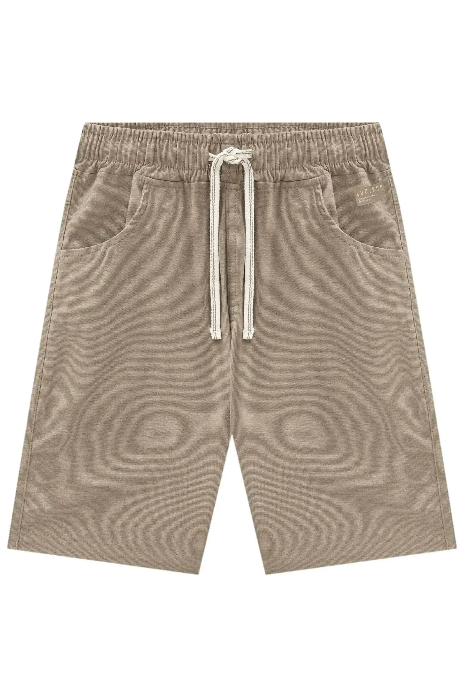 Bermuda em Linho Santorine com Elastano 86952 LucBoo Infantil Menino