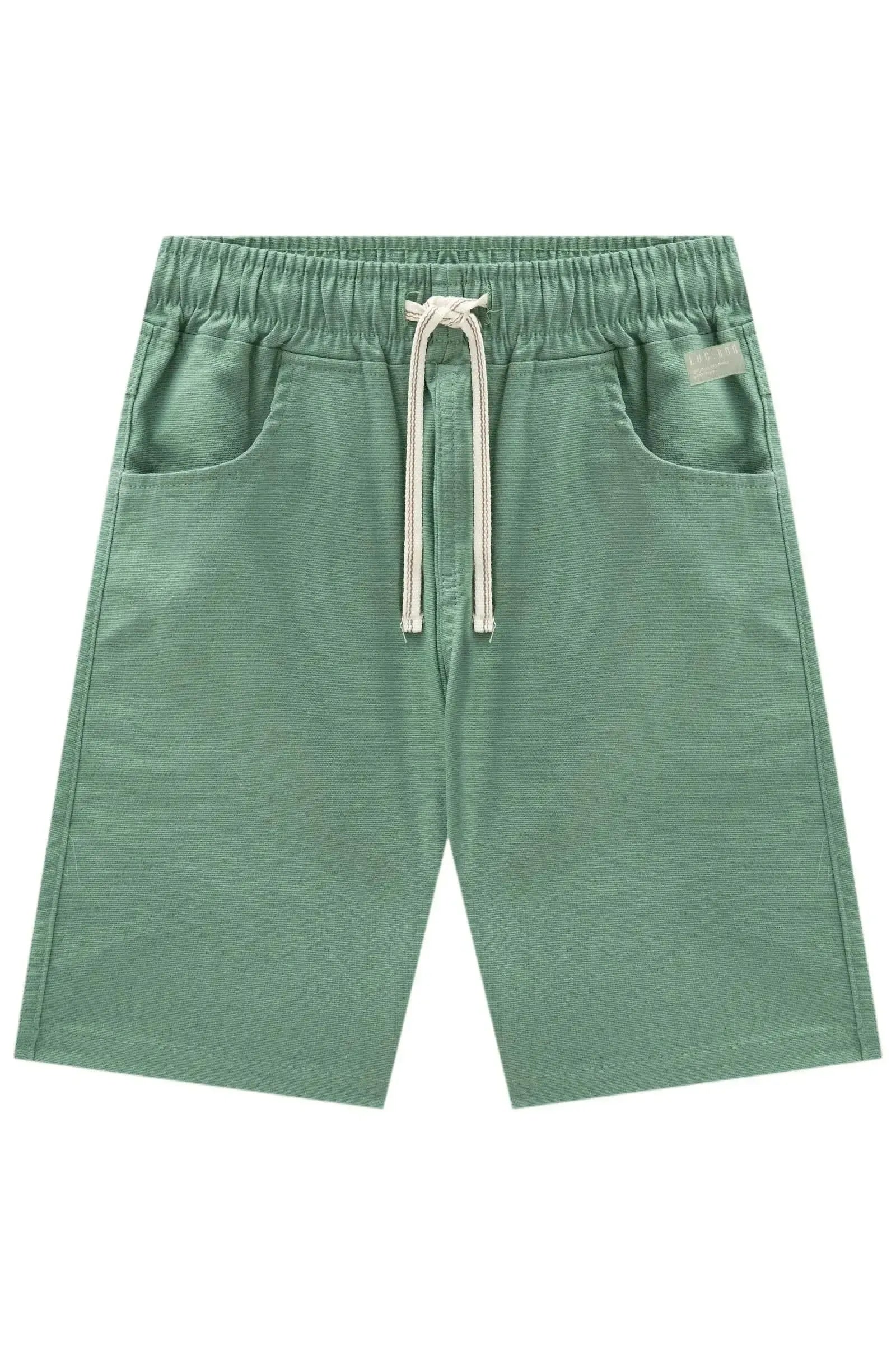 Bermuda em Linho Santorine com Elastano 86952 LucBoo Infantil Menino
