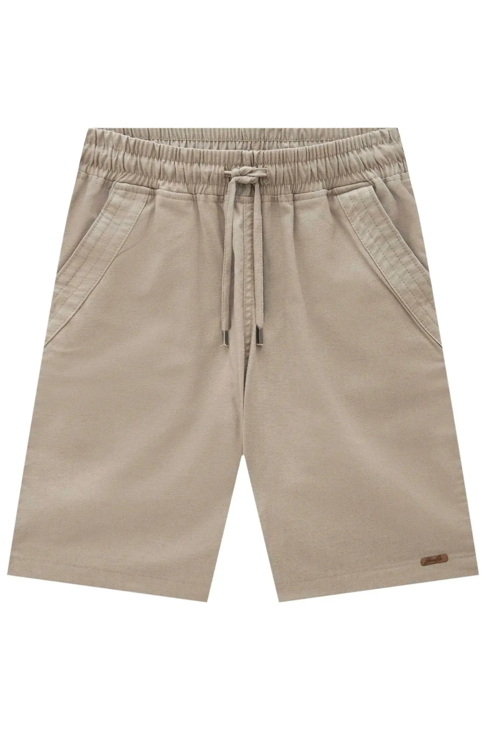 Bermuda em Linho Santorine com Elastano 93374 Johnny Fox Teen Menino