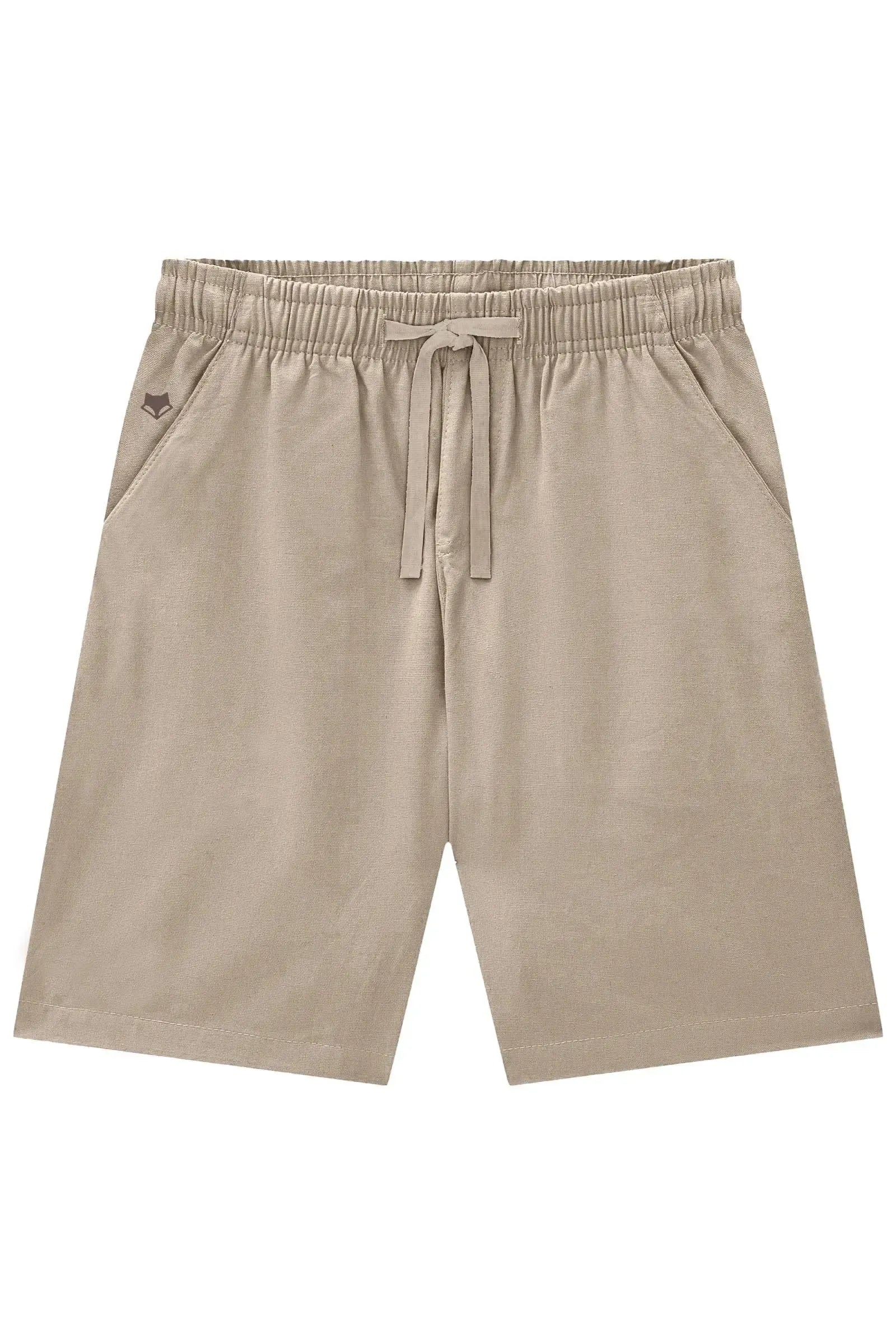 Bermuda em Linho Santorine com Elastano 94133 Johnny Fox Teen Menino