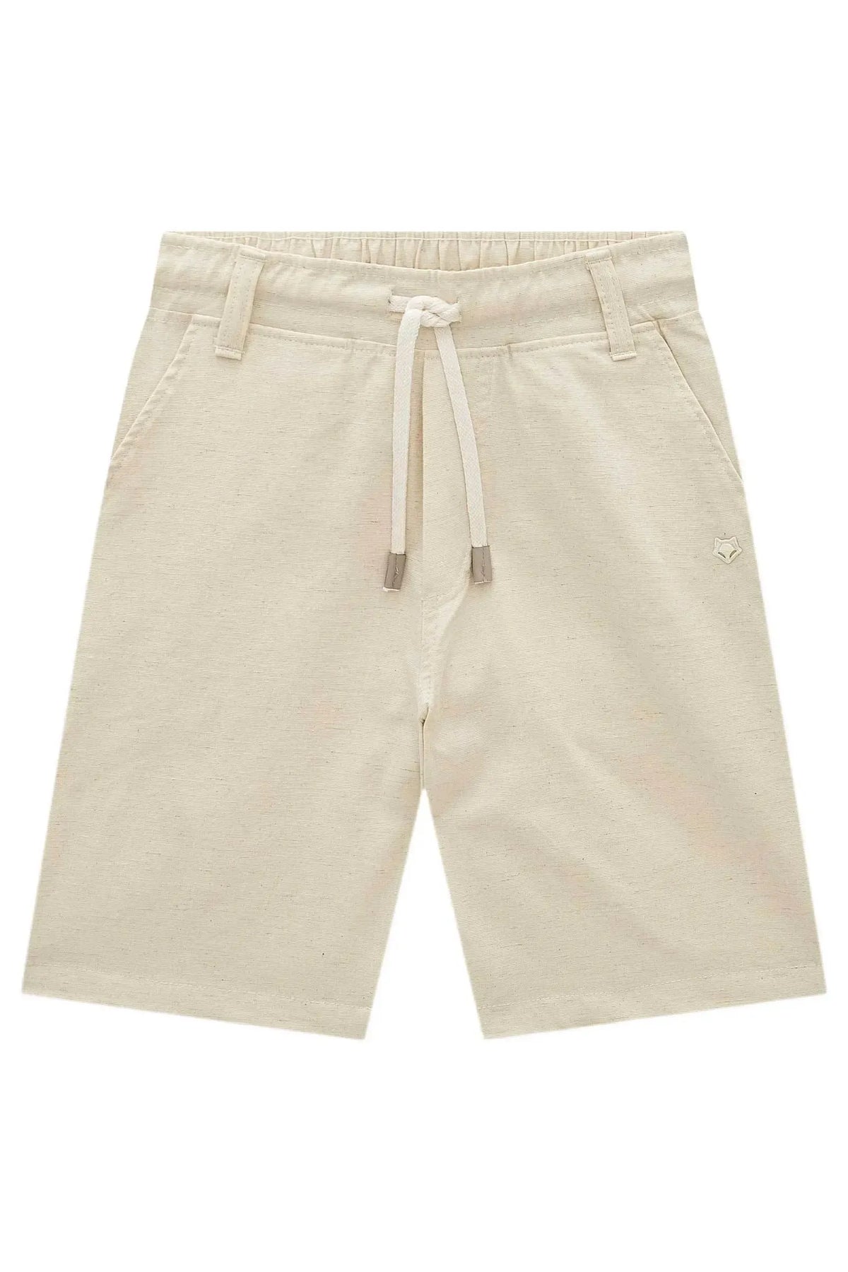 Bermuda em Linho Santorine com Elastano 98692 Johnny Fox Teen Menino