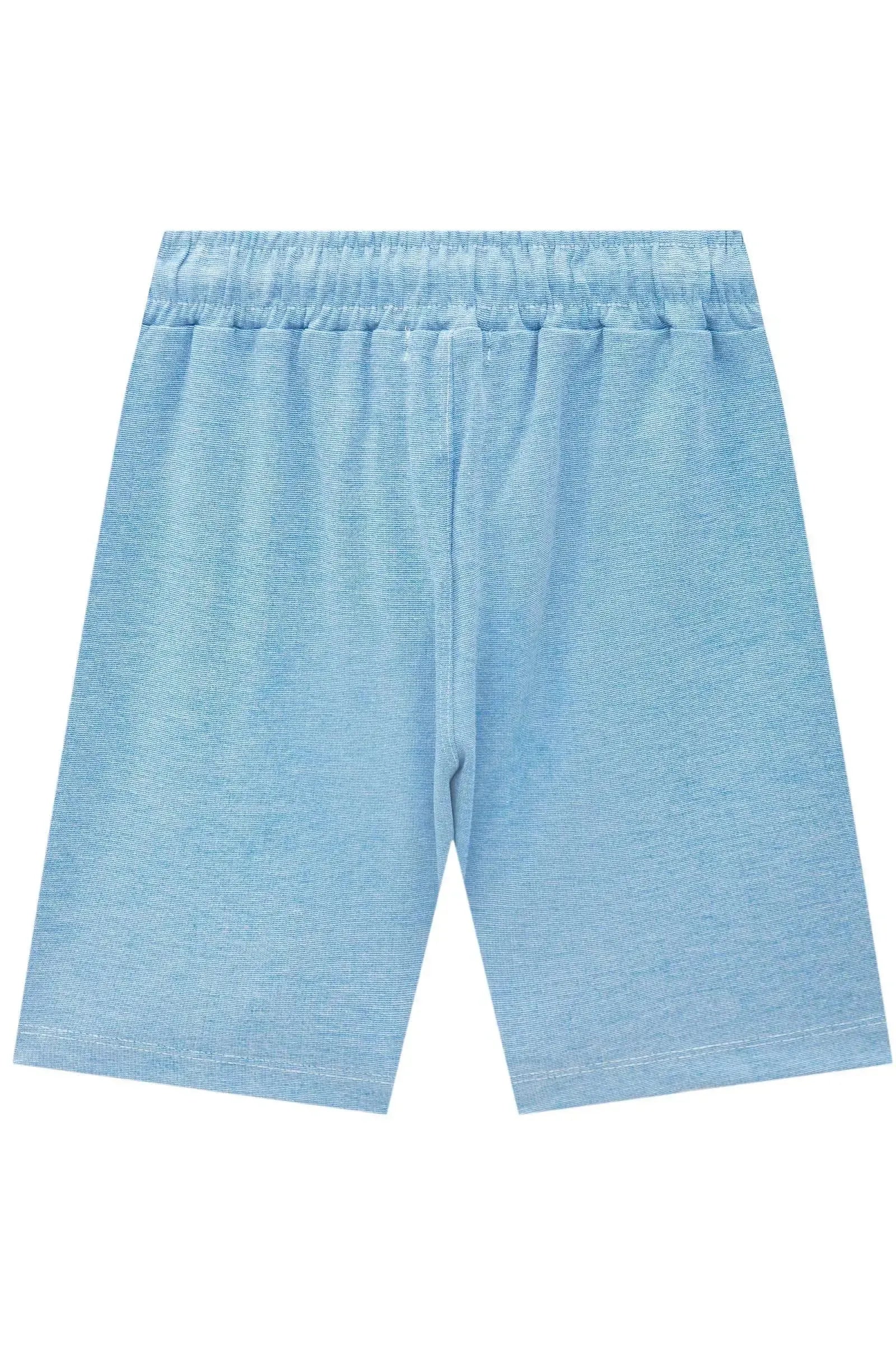 Bermuda em Malha Alfaiataria com Elastano 86951 LucBoo Infantil Menino