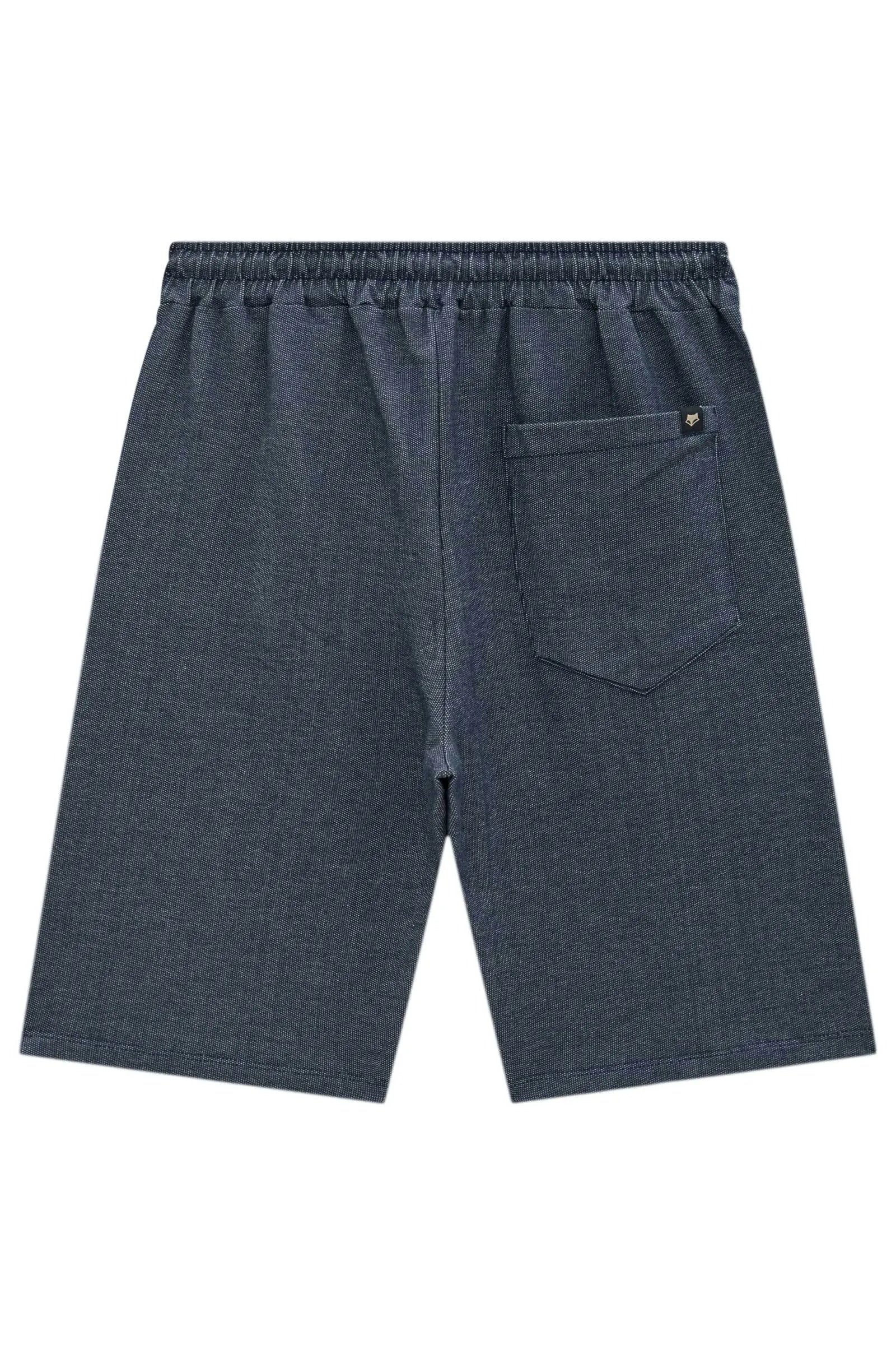 Bermuda em Malha Denim com Elastano 97028 Johnny Fox Teen Menino