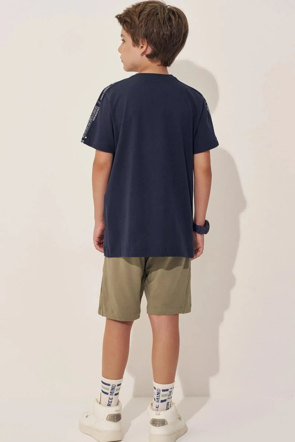 Bermuda em Molevisco com Elastano 97813 Johnny Fox Teen Menino