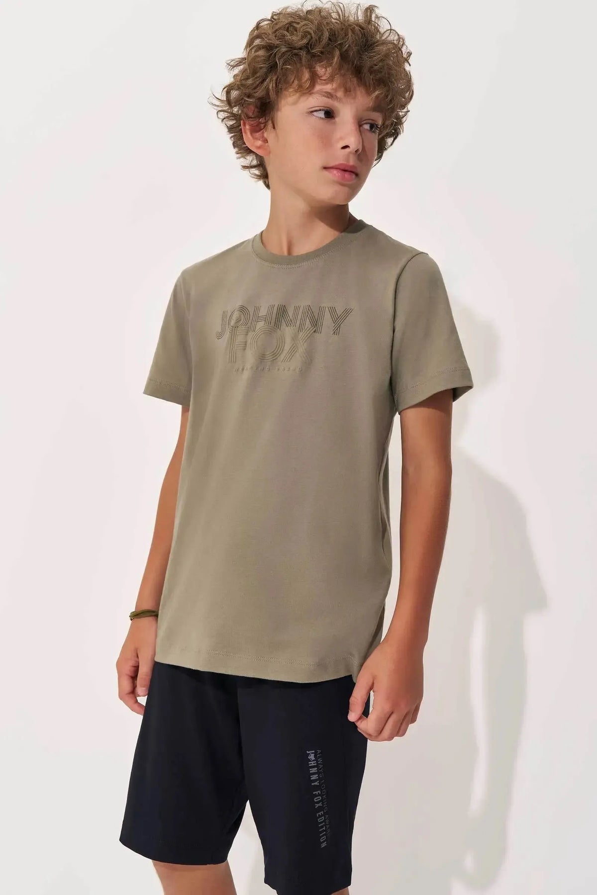 Bermuda em Molevisco com Elastano 97813 Johnny Fox Teen Menino