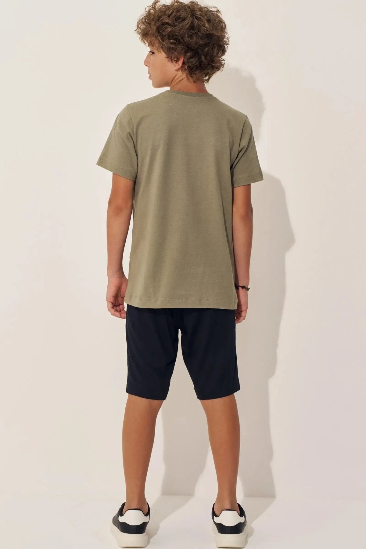 Bermuda em Molevisco com Elastano 97813 Johnny Fox Teen Menino