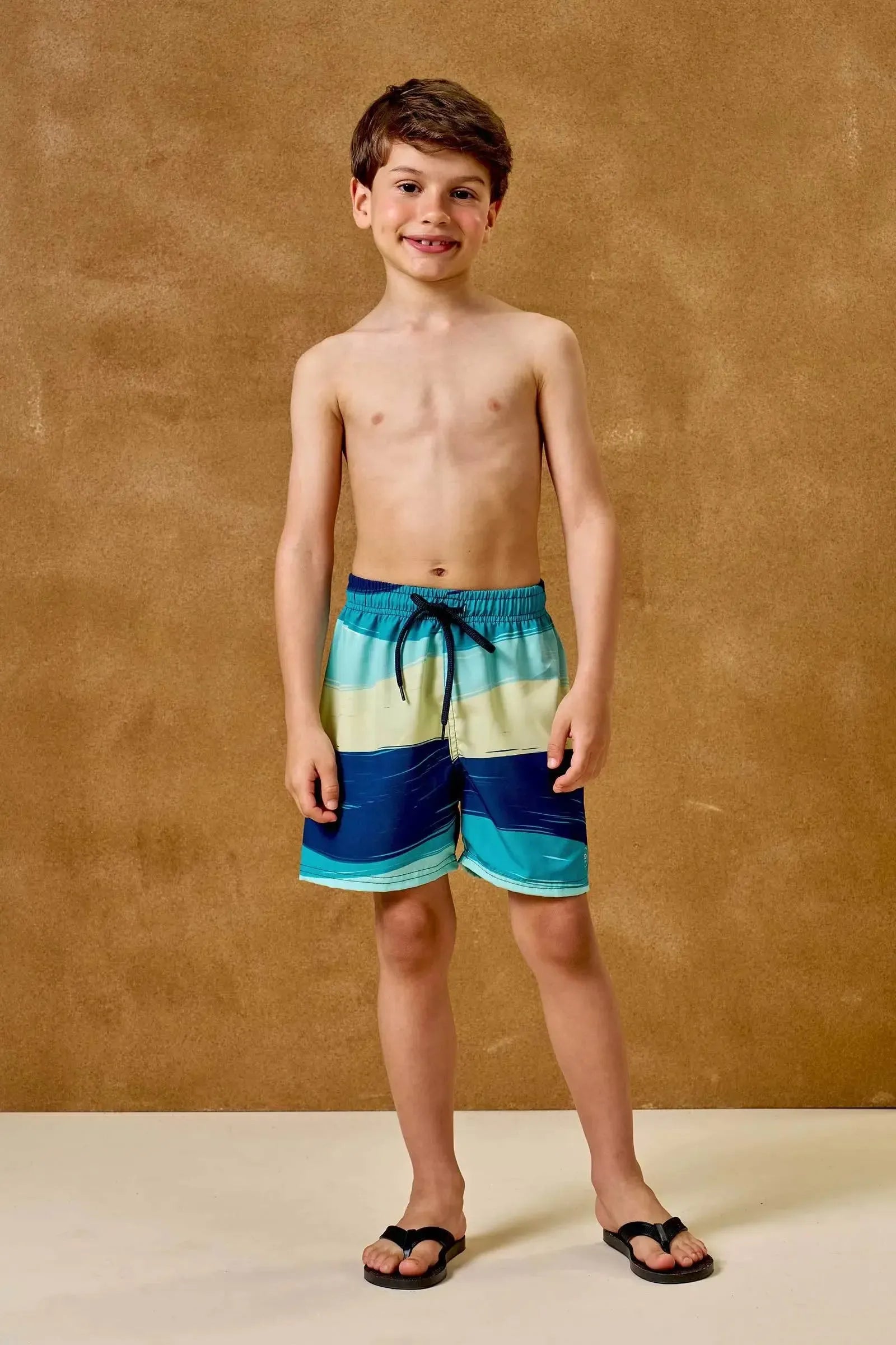 Bermuda em Nylon com Elastano 97579 LucBoo Infantil Menino