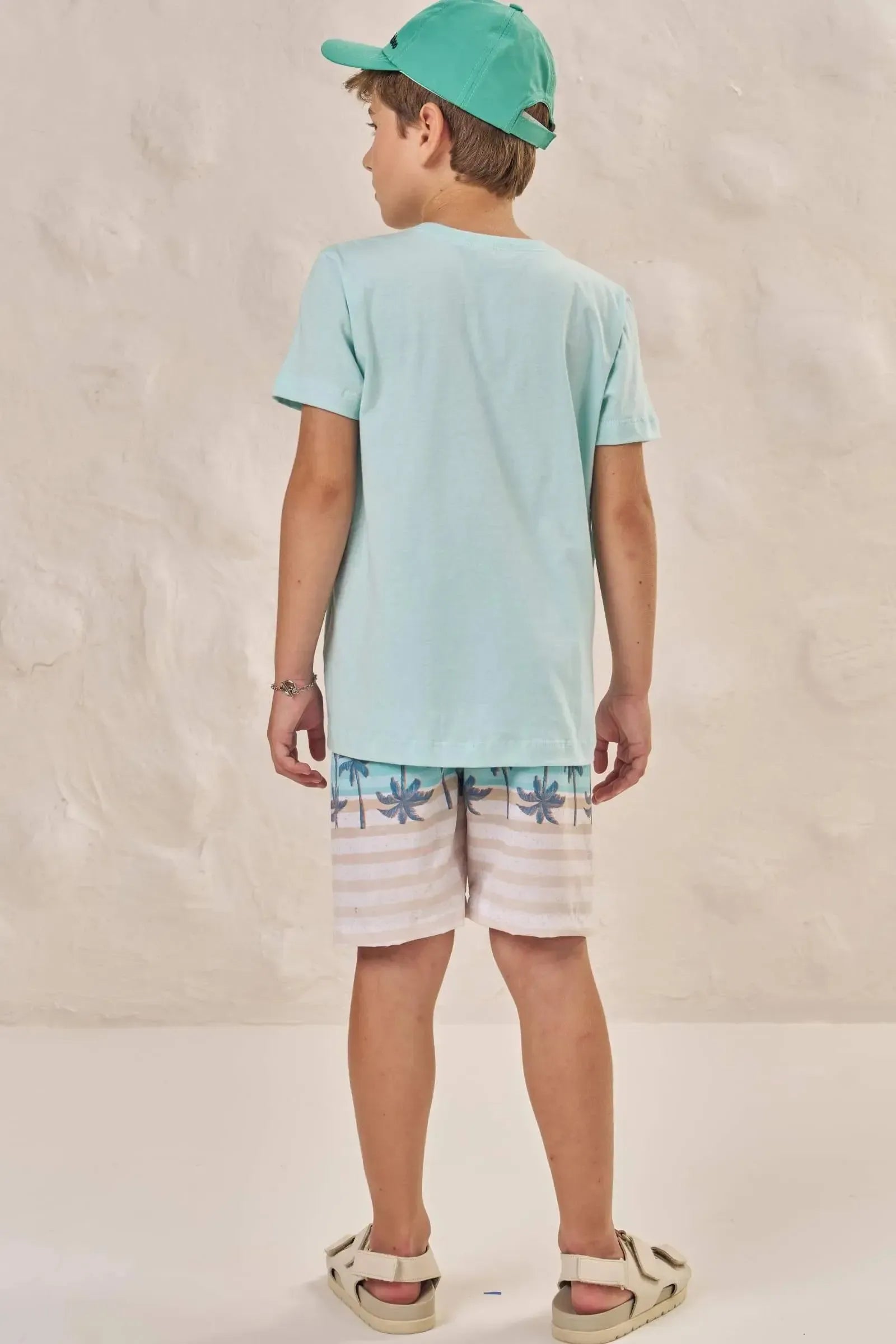 Bermuda em Nylon Ergonomic com Elastano 86977 LucBoo Infantil Menino