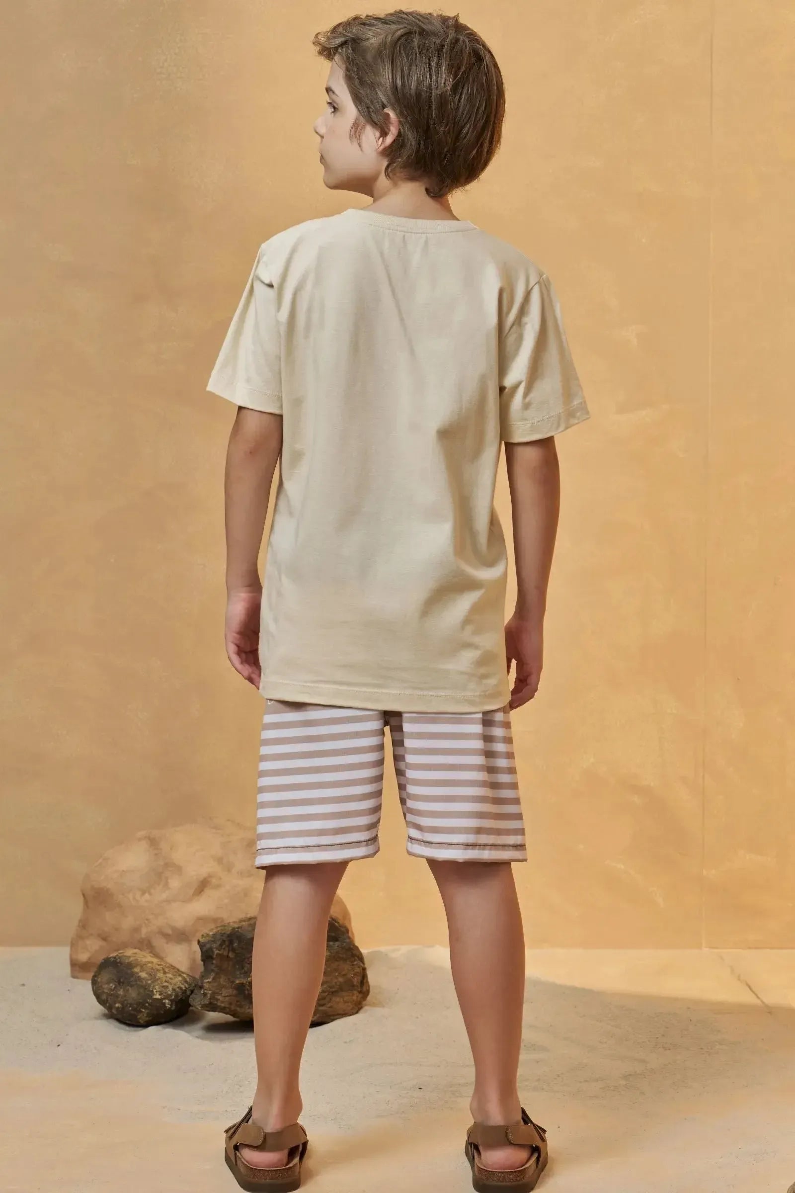 Bermuda em Nylon Ergonomic com Elastano 96692 Johnny Fox Teen Menino