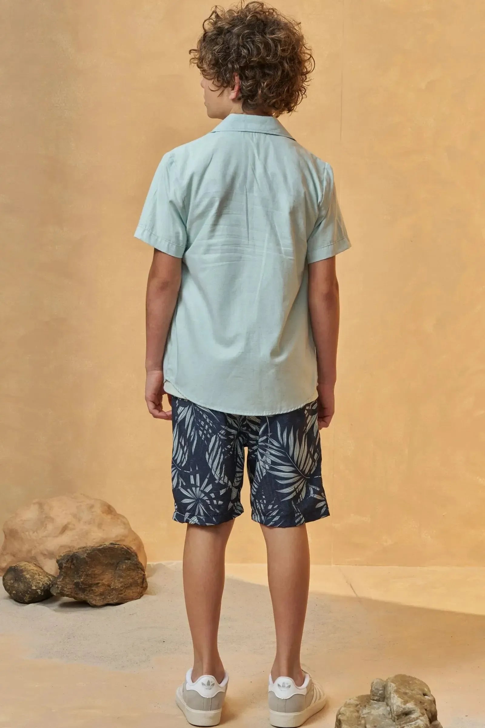 Bermuda em Nylon Ergonomic com Elastano 96700 Johnny Fox Teen Menino