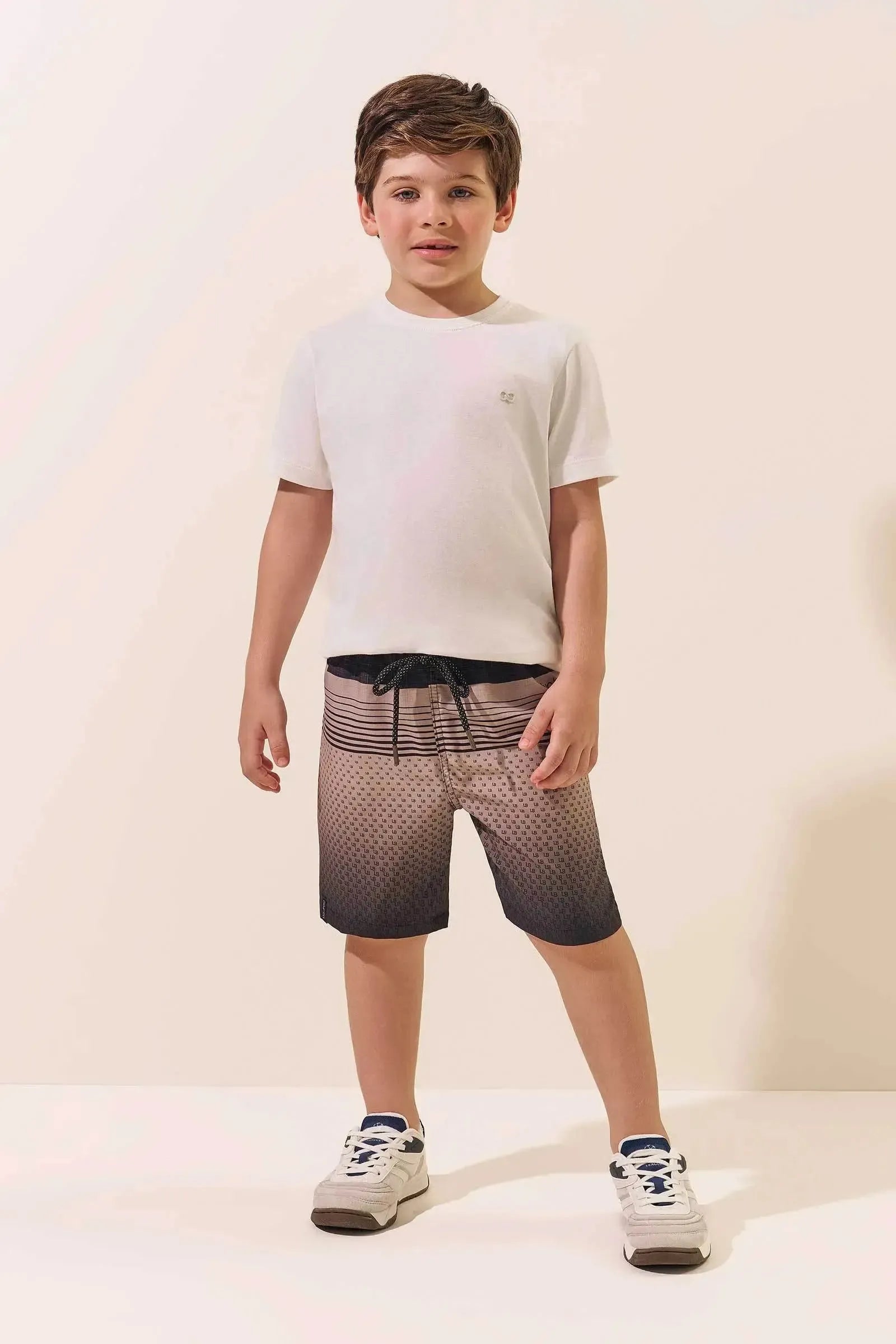 Bermuda em Nylon Ergonomic com Elastano 97011 LucBoo Infantil Menino