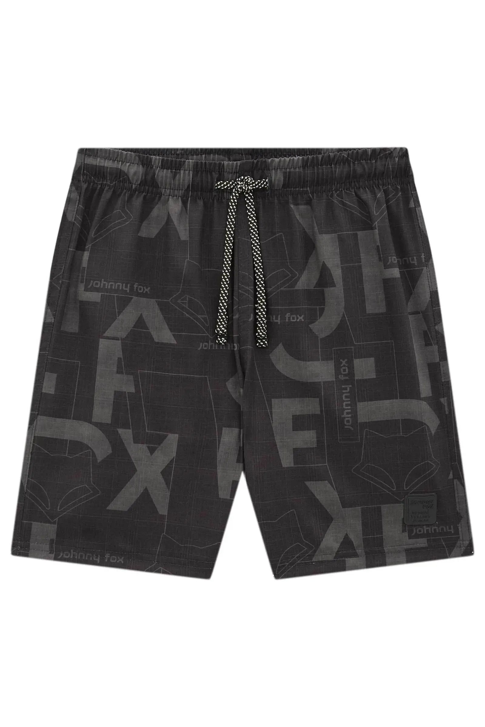Bermuda em Nylon Ergonomic com Elastano 97820 Johnny Fox Teen Menino
