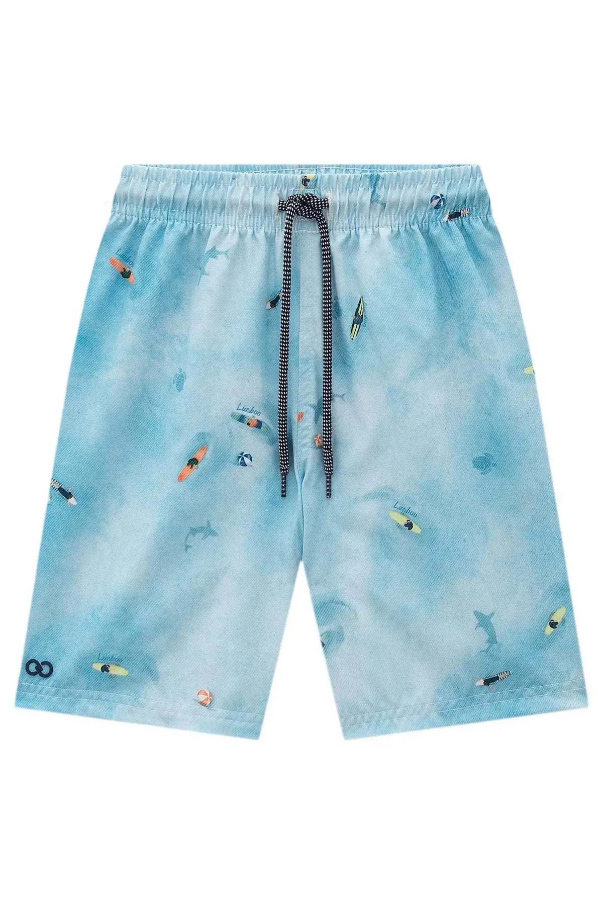 Bermuda em Nylon Ergonomic com Elastano 99569 LucBoo Infantil Menino