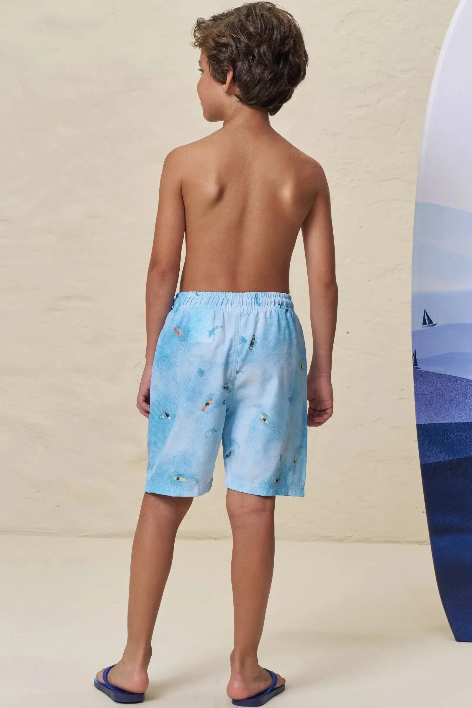 Bermuda em Nylon Ergonomic com Elastano 99569 LucBoo Infantil Menino
