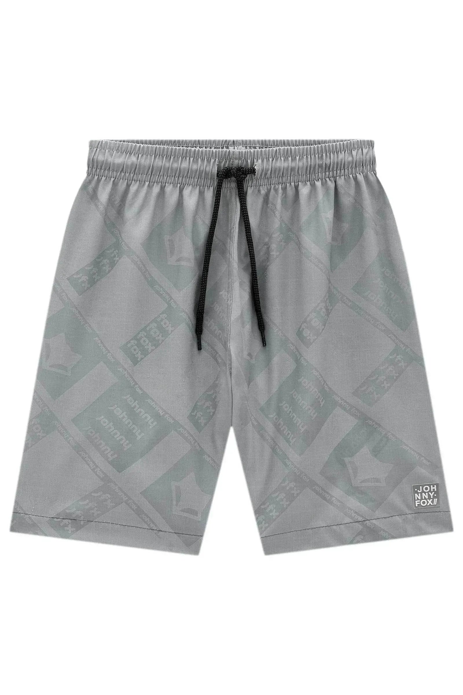 Bermuda em Nylon Ergonomic com Elastano (estampa Aqua) 99028 Johnny Fox Teen Menino