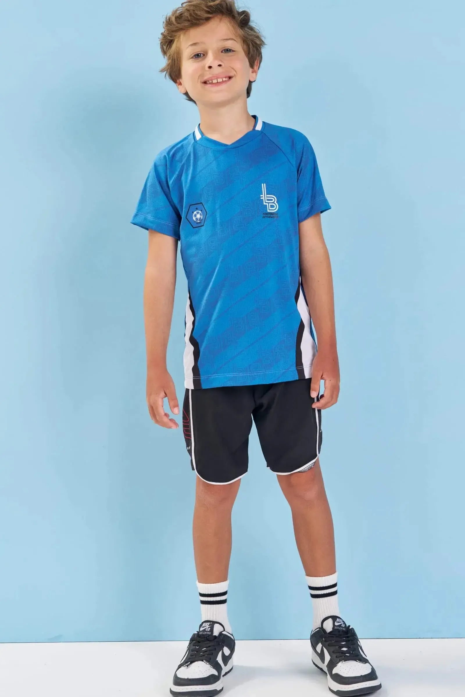 Bermuda em Nylon Hidronatic com Elastano 88002 LucBoo Infantil Menino