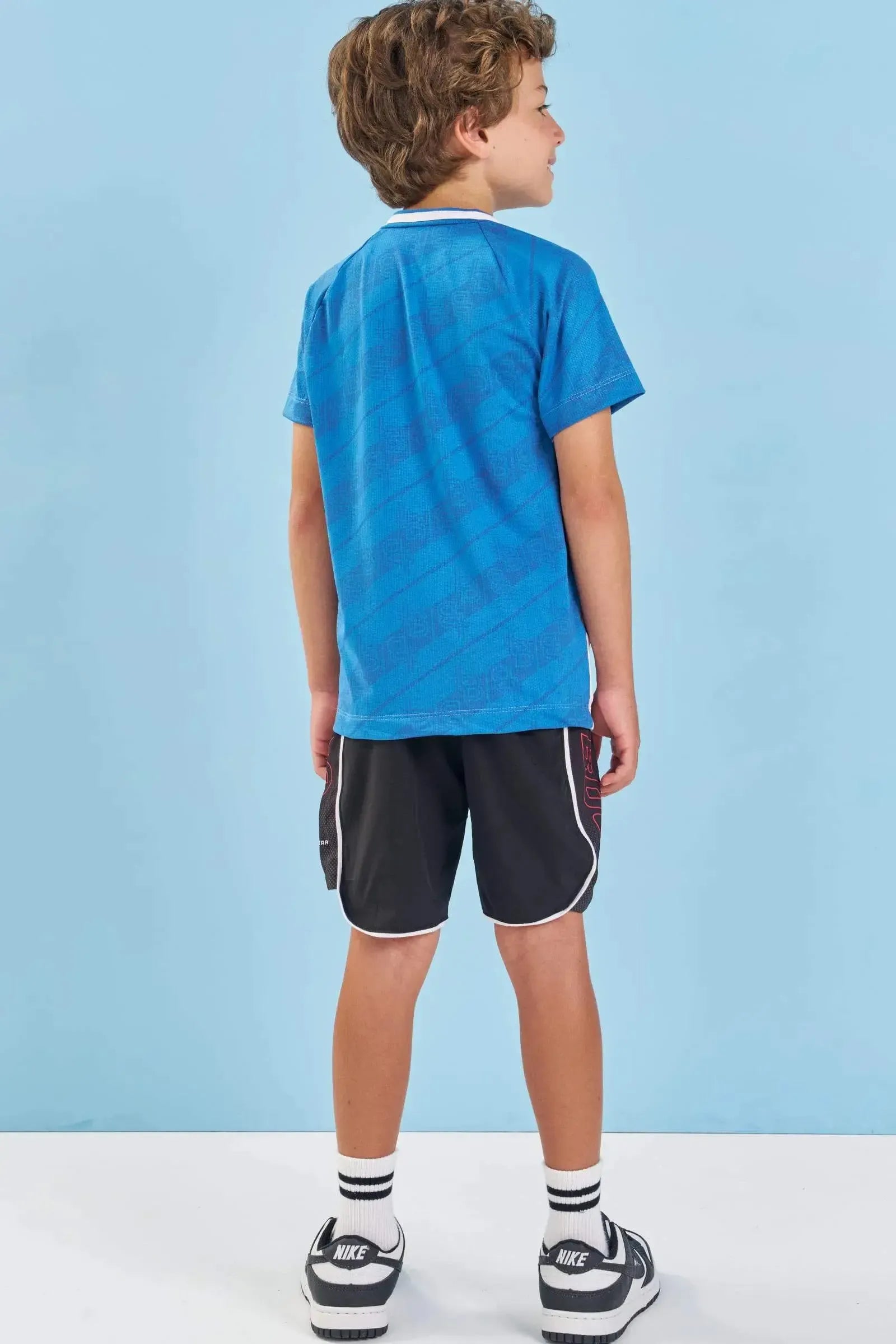 Bermuda em Nylon Hidronatic com Elastano 88002 LucBoo Infantil Menino
