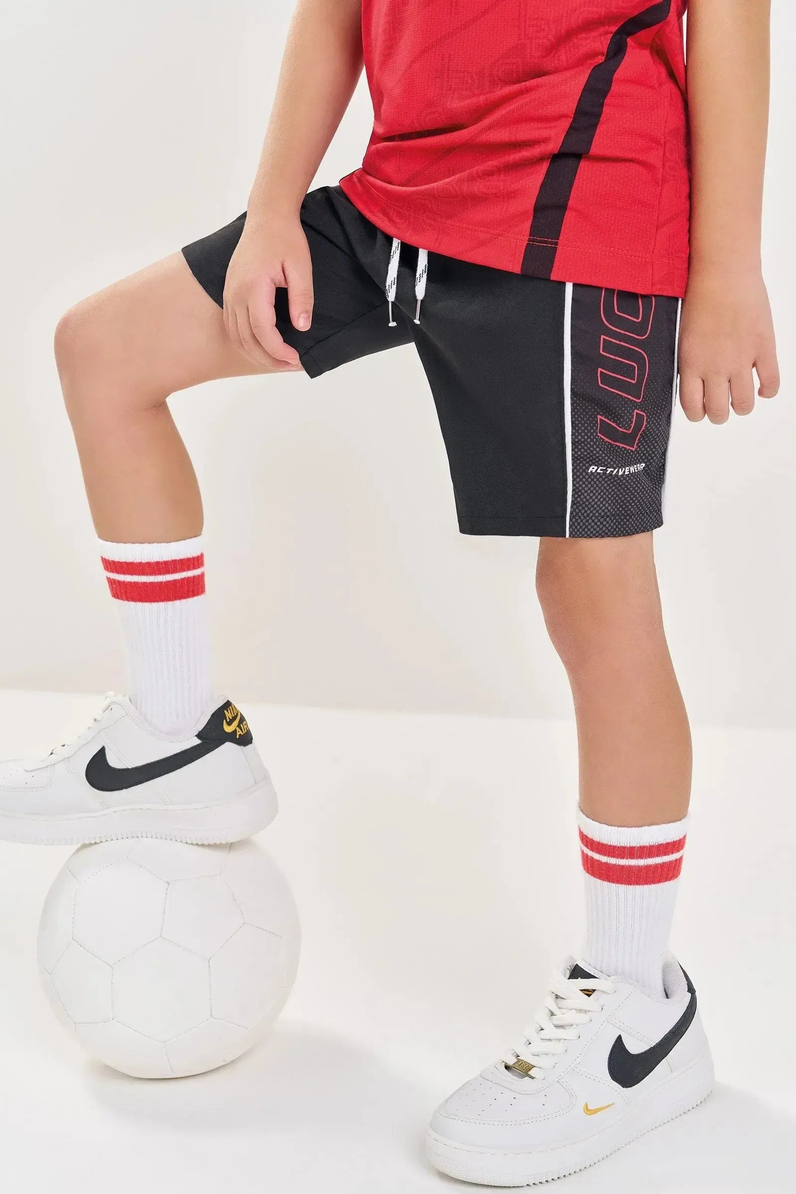 Bermuda em Nylon Hidronatic com Elastano 88002 LucBoo Infantil Menino