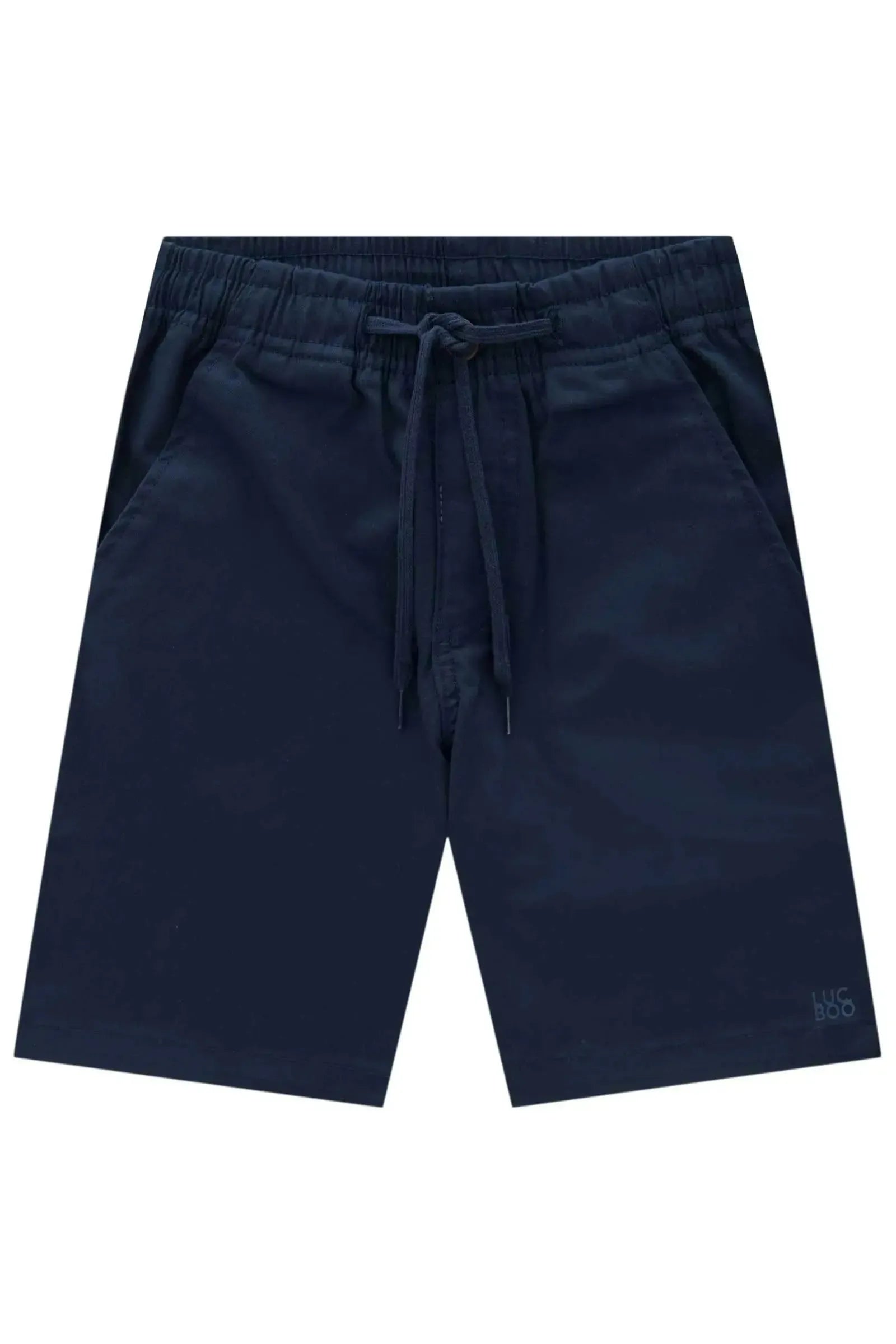 Bermuda em Sarja Caribe com Elastano 87294 LucBoo Infantil Menino