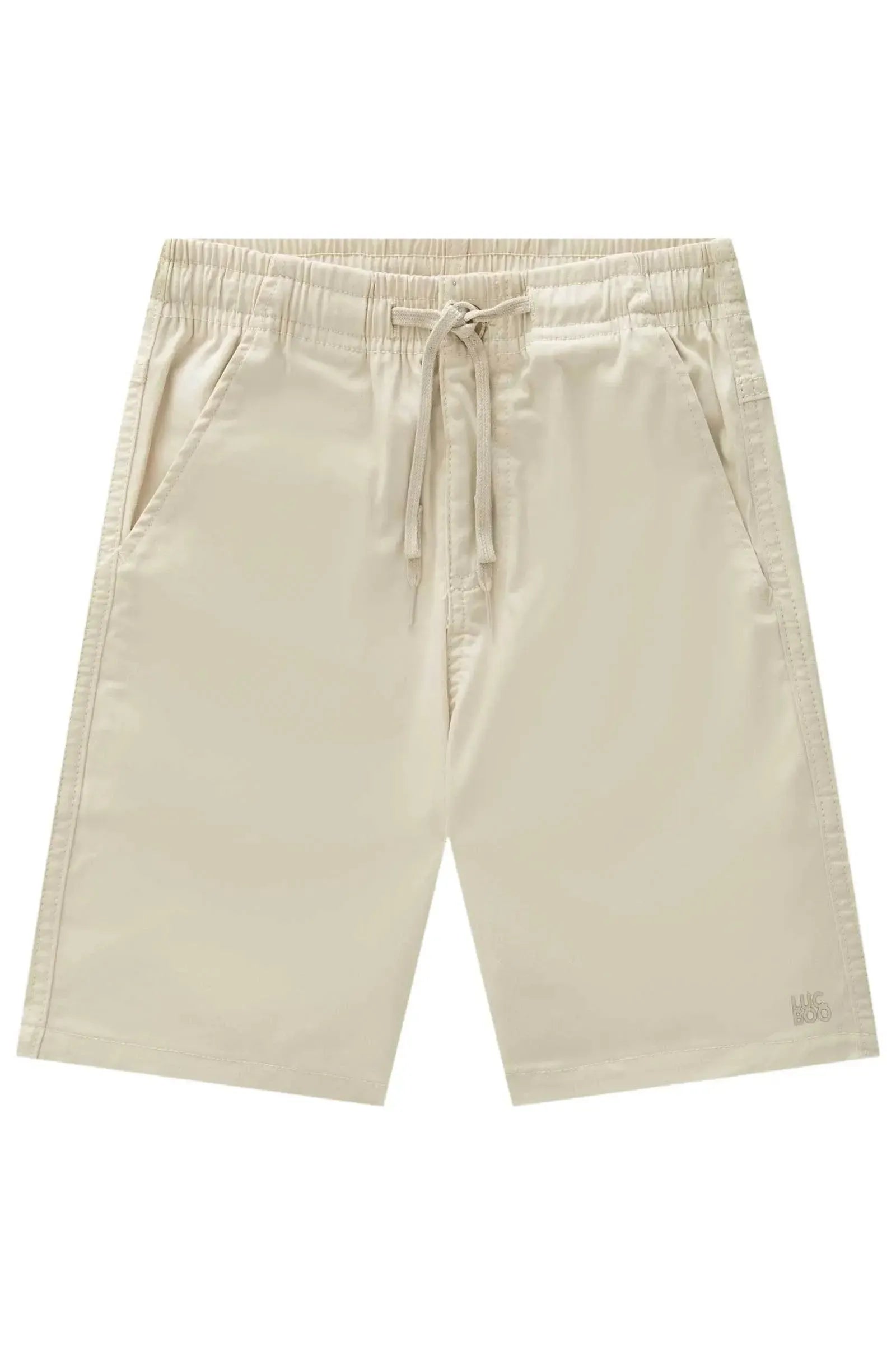 Bermuda em Sarja Caribe com Elastano 88894 LucBoo Infantil Menino