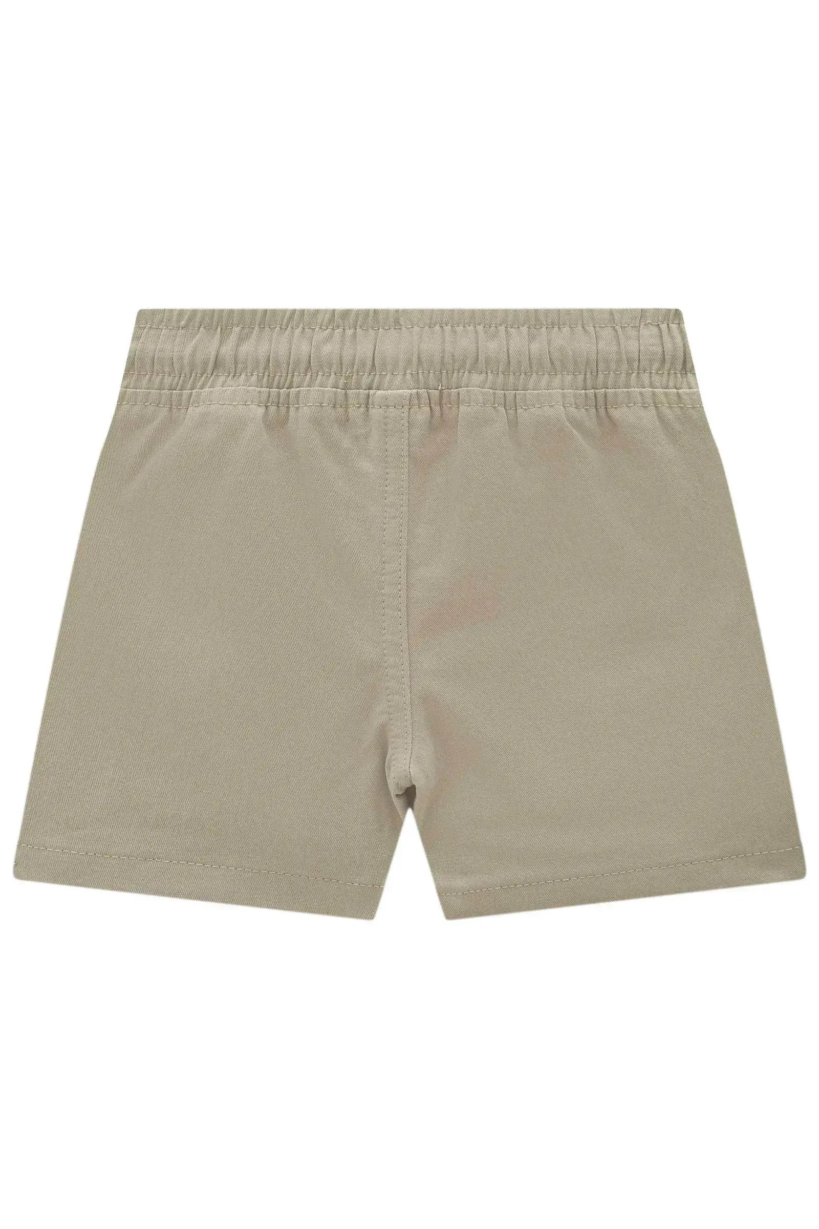 Bermuda em Sarja Girassol com Elastano 87301 LucBoo Bebê Menino