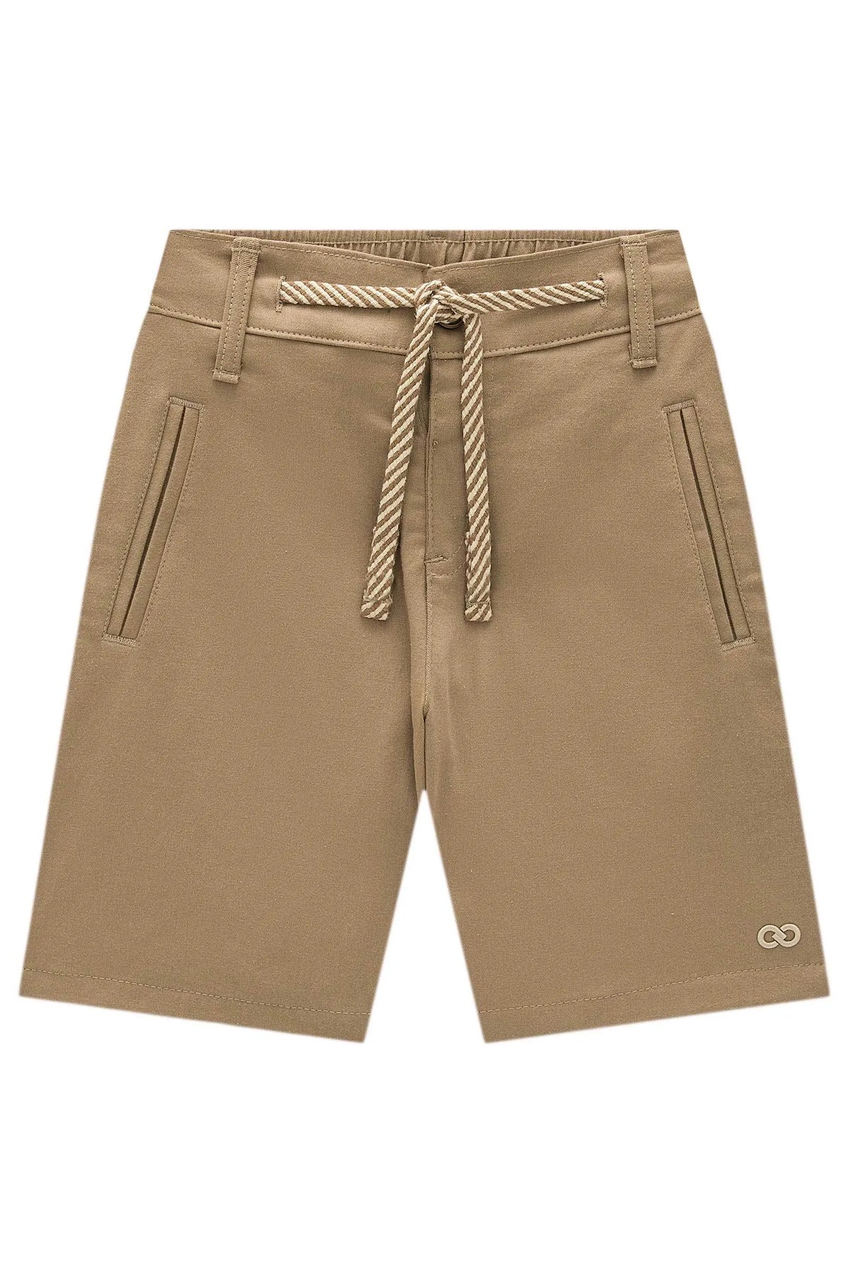 Bermuda em Sarja Girassol com Elastano 98405 LucBoo Infantil Menino