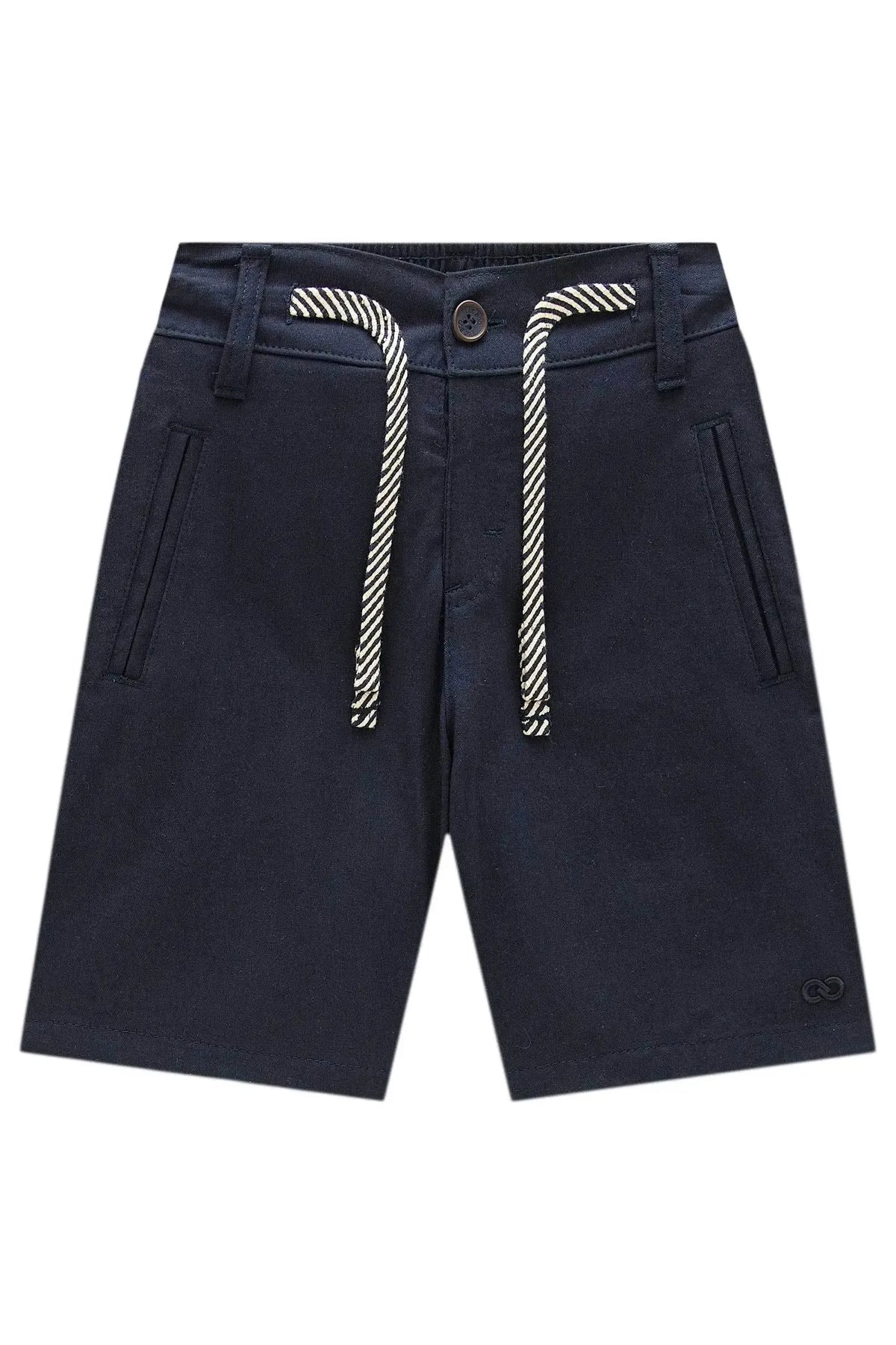 Bermuda em Sarja Girassol com Elastano 98405 LucBoo Infantil Menino