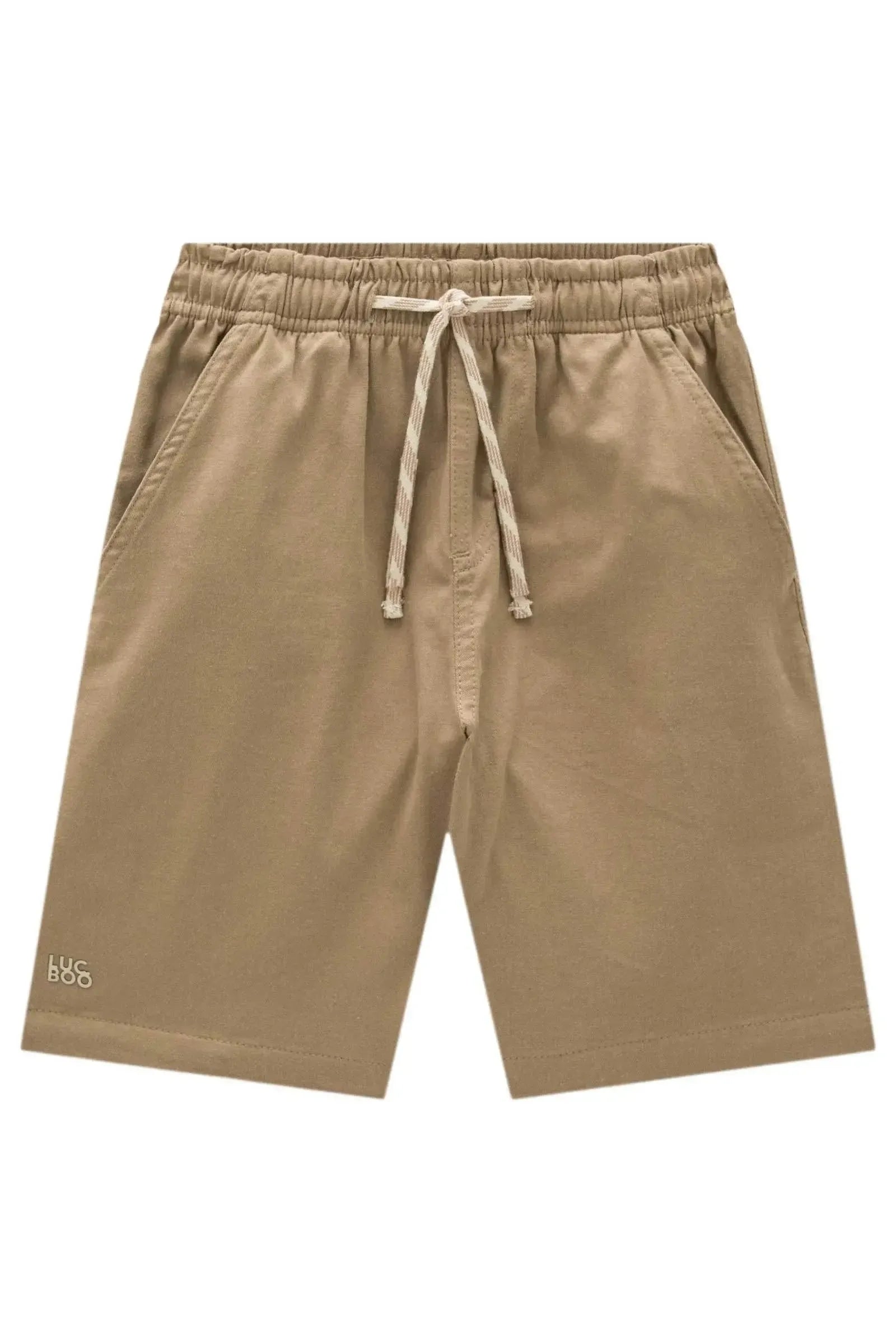 Bermuda em Sarja Girassol com Elastano 99644 LucBoo Infantil Menino