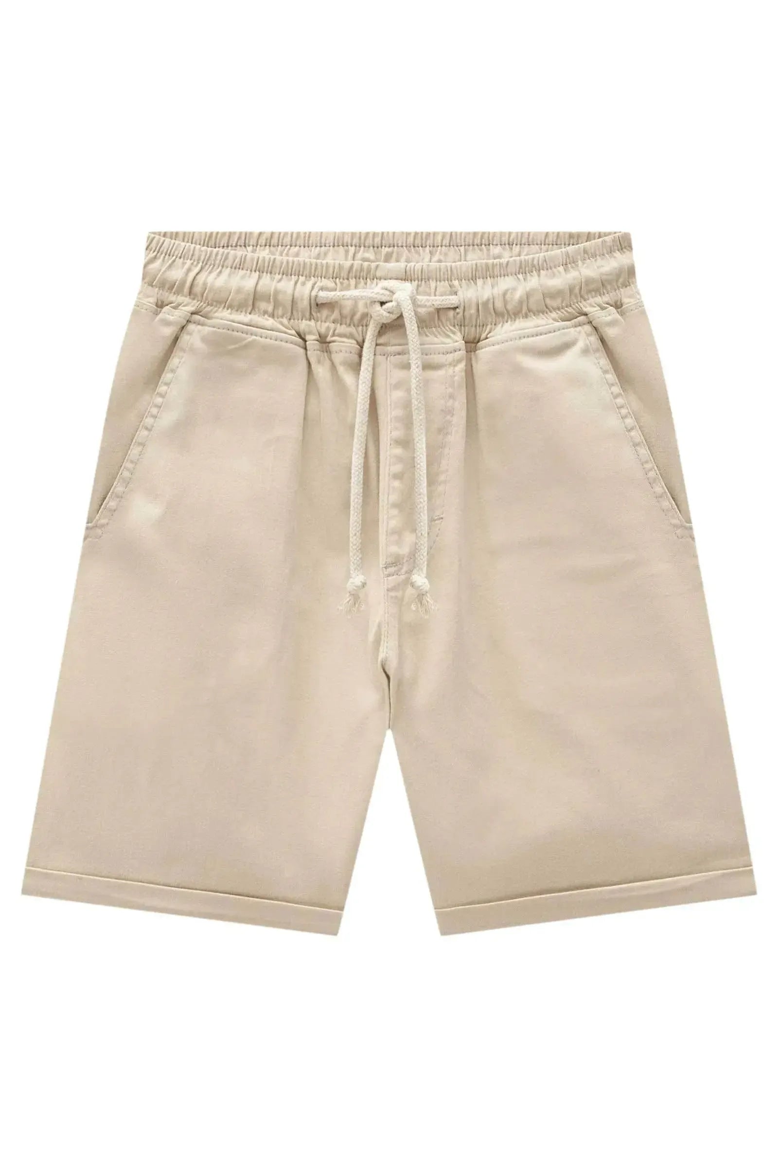 Bermuda em Sarja Ônix com Elastano 83795 Johnny Fox Teen Menino