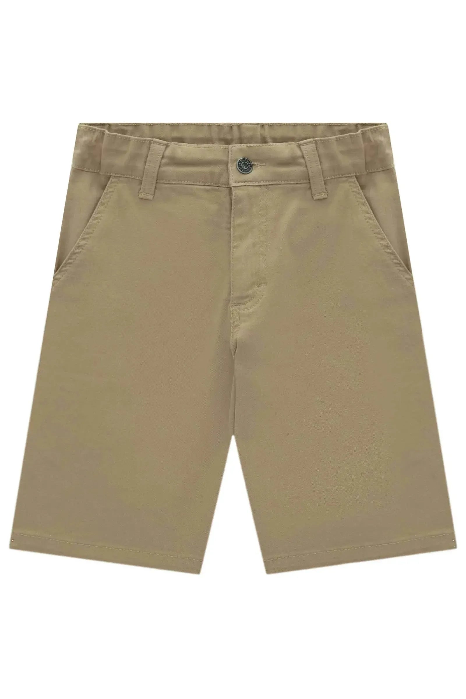 Bermuda em Sarja Stretch 96062 Johnny Fox Teen Menino