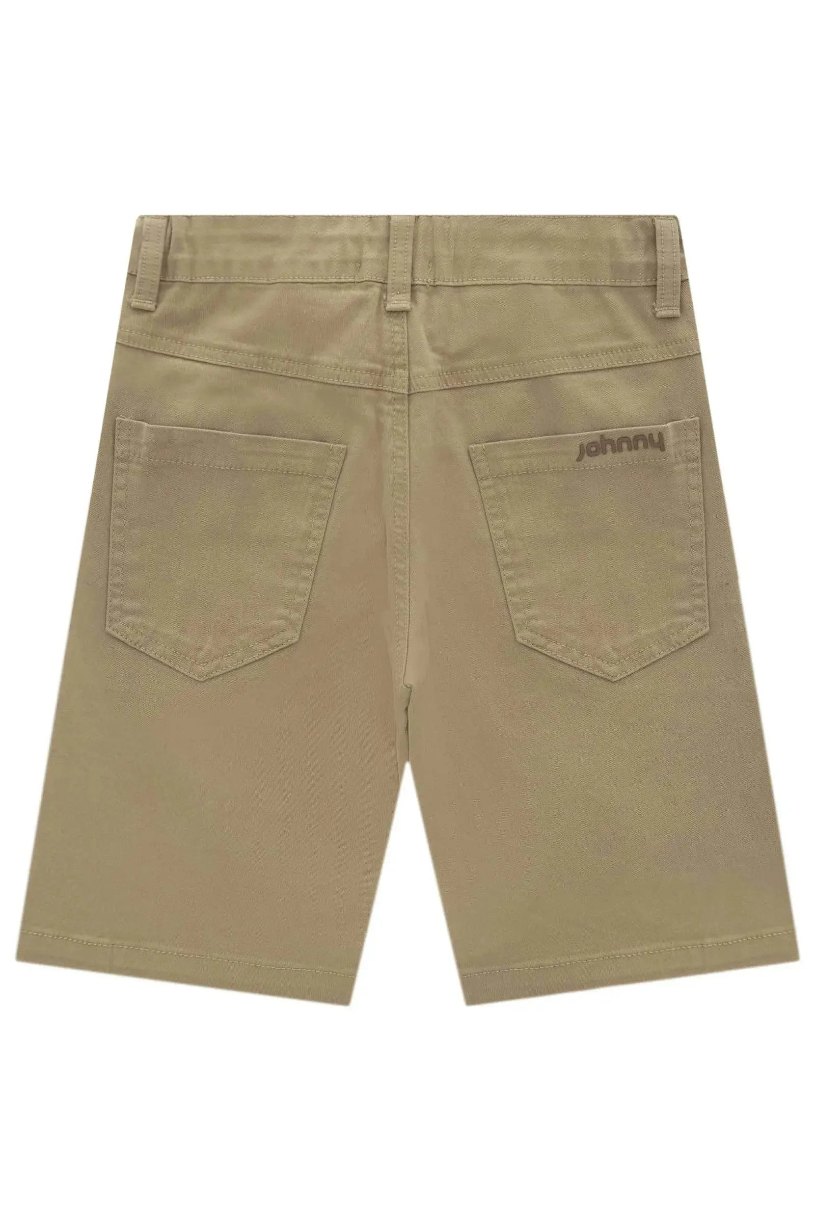 Bermuda em Sarja Stretch 96062 Johnny Fox Teen Menino