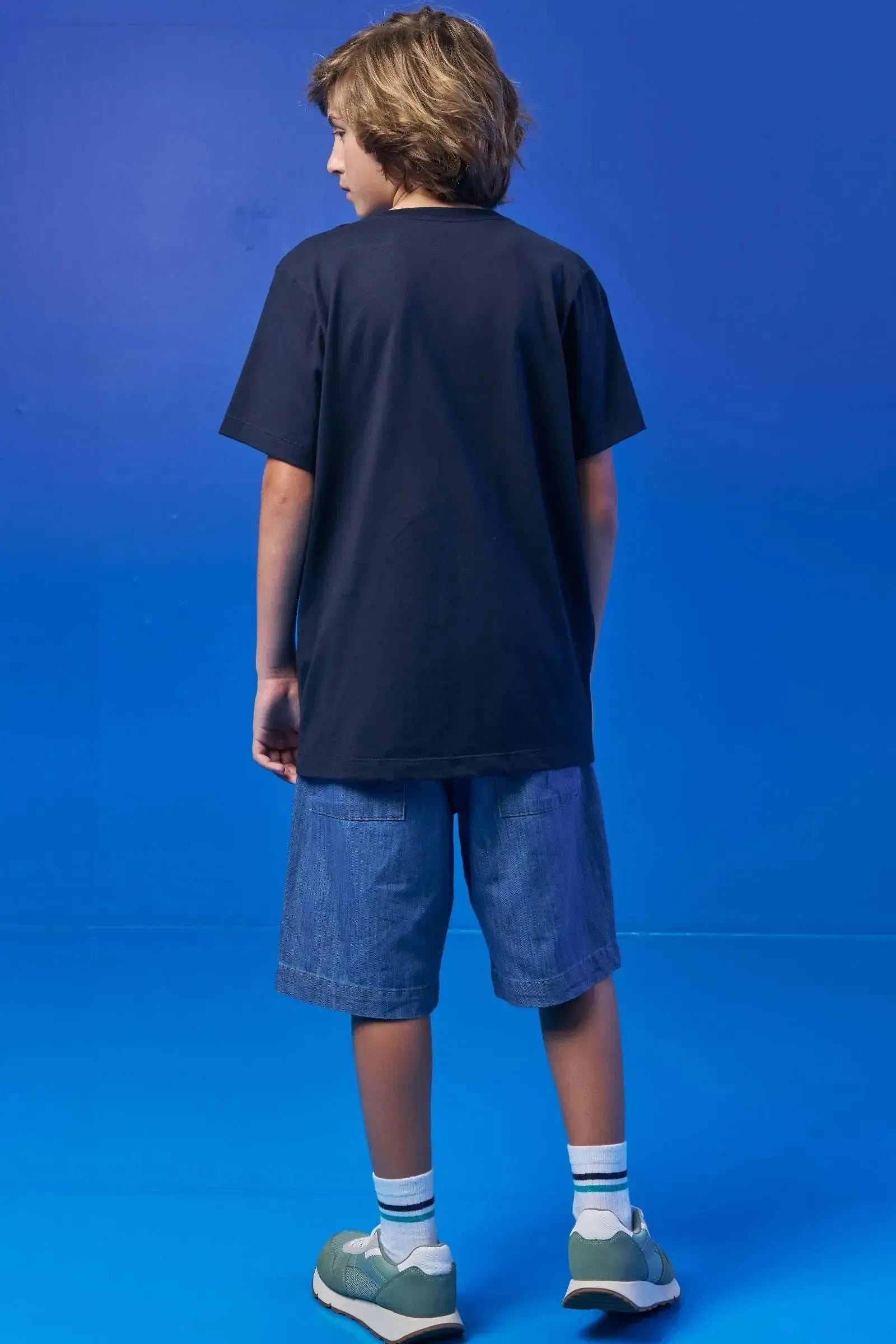 Bermuda Over em Jeans Benicio 97157 Johnny Fox Teen Menino