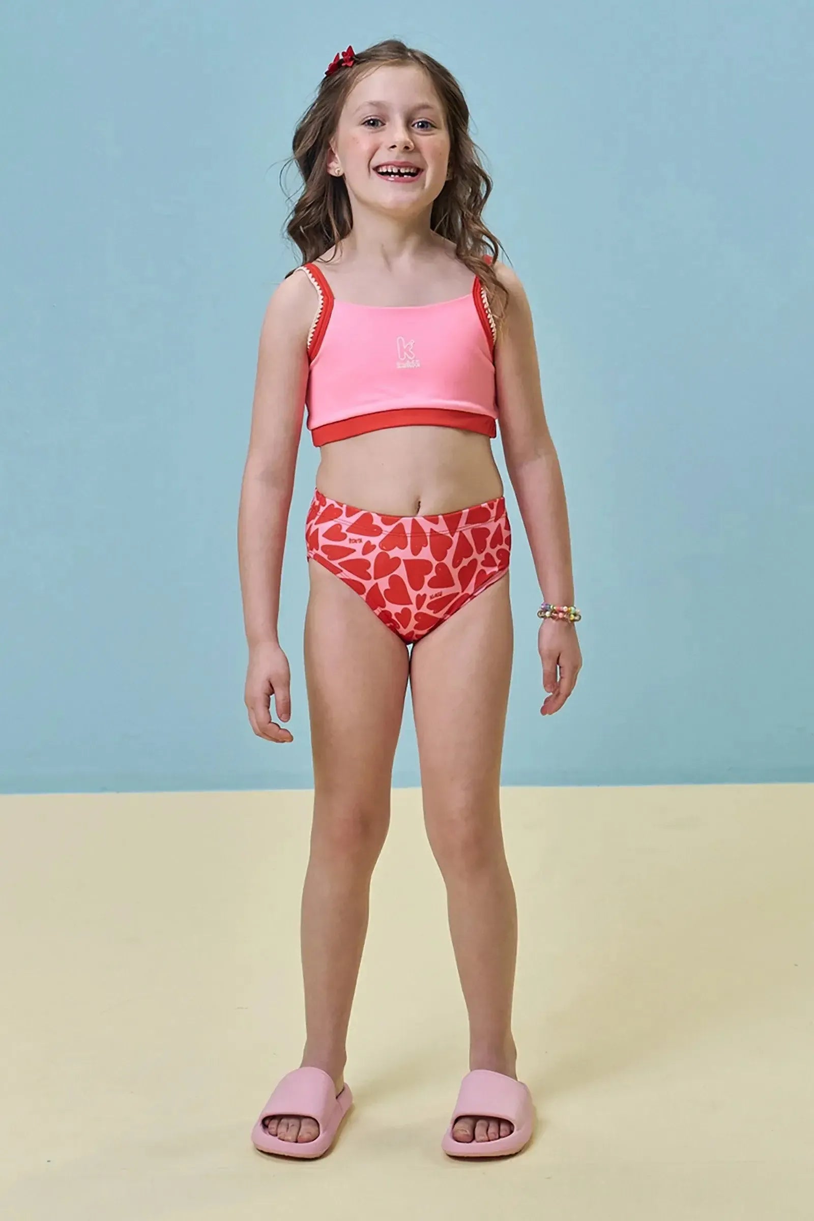 Biquíni em Malha com Proteção UV50+ 96569 Kukiê Infantil Menina