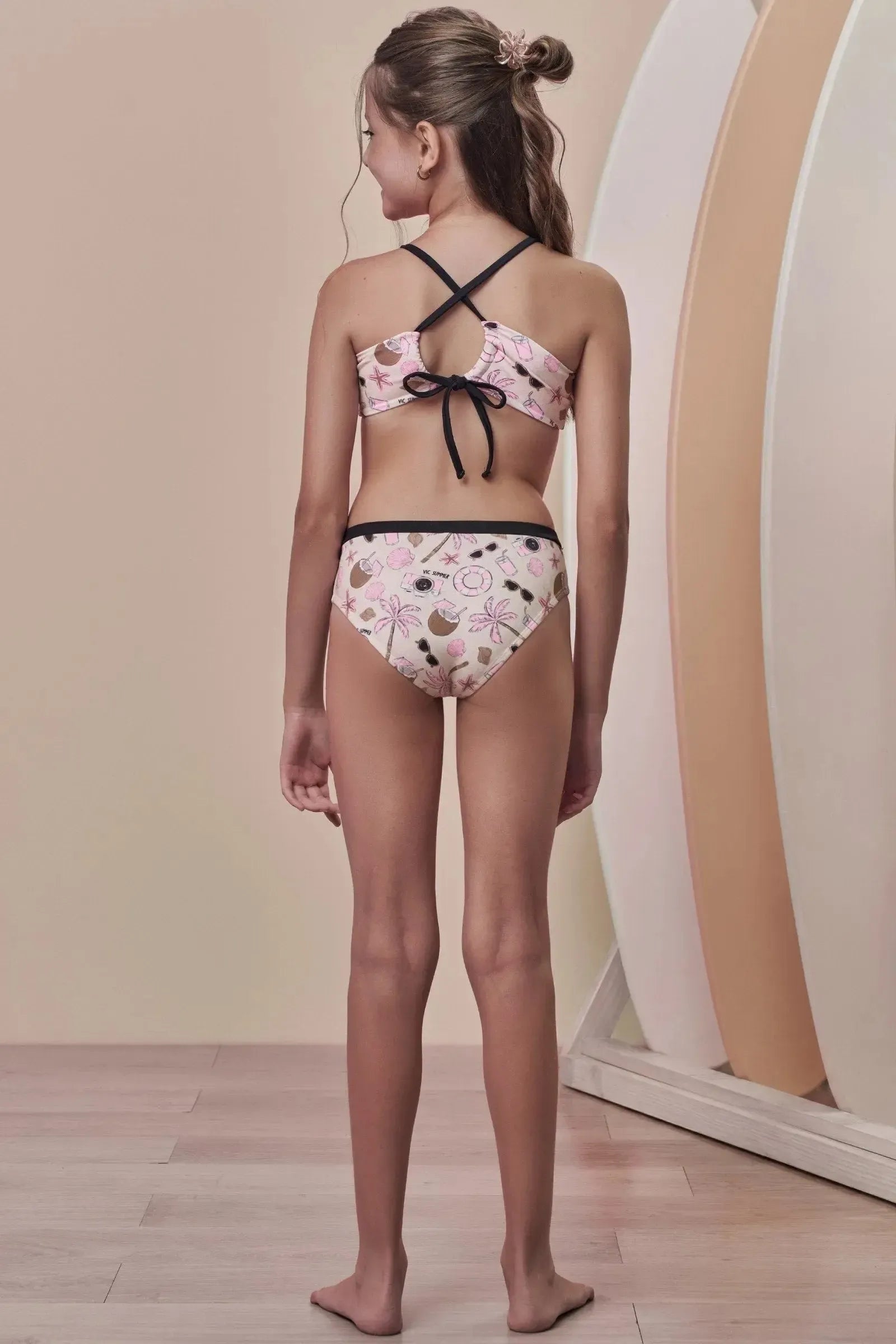 Biquíni em Malha com Proteção UV50+ 99471 Vic Teen Menina