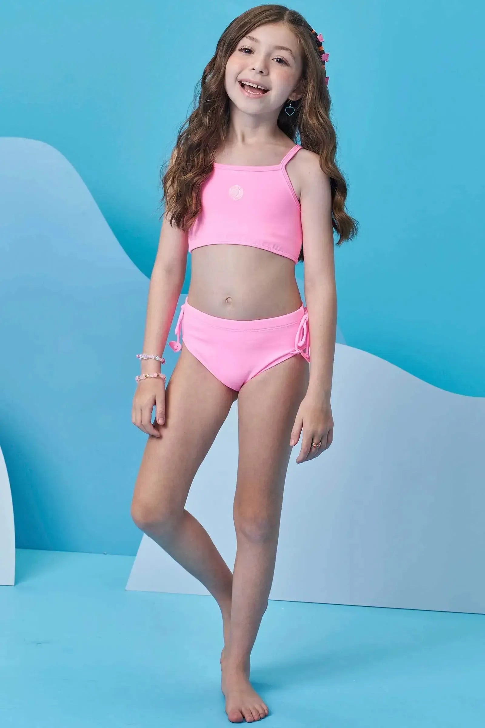 Biquíni em Malha Poliamida com Proteção UV 50+ 98392 Infanti Infantil Menina