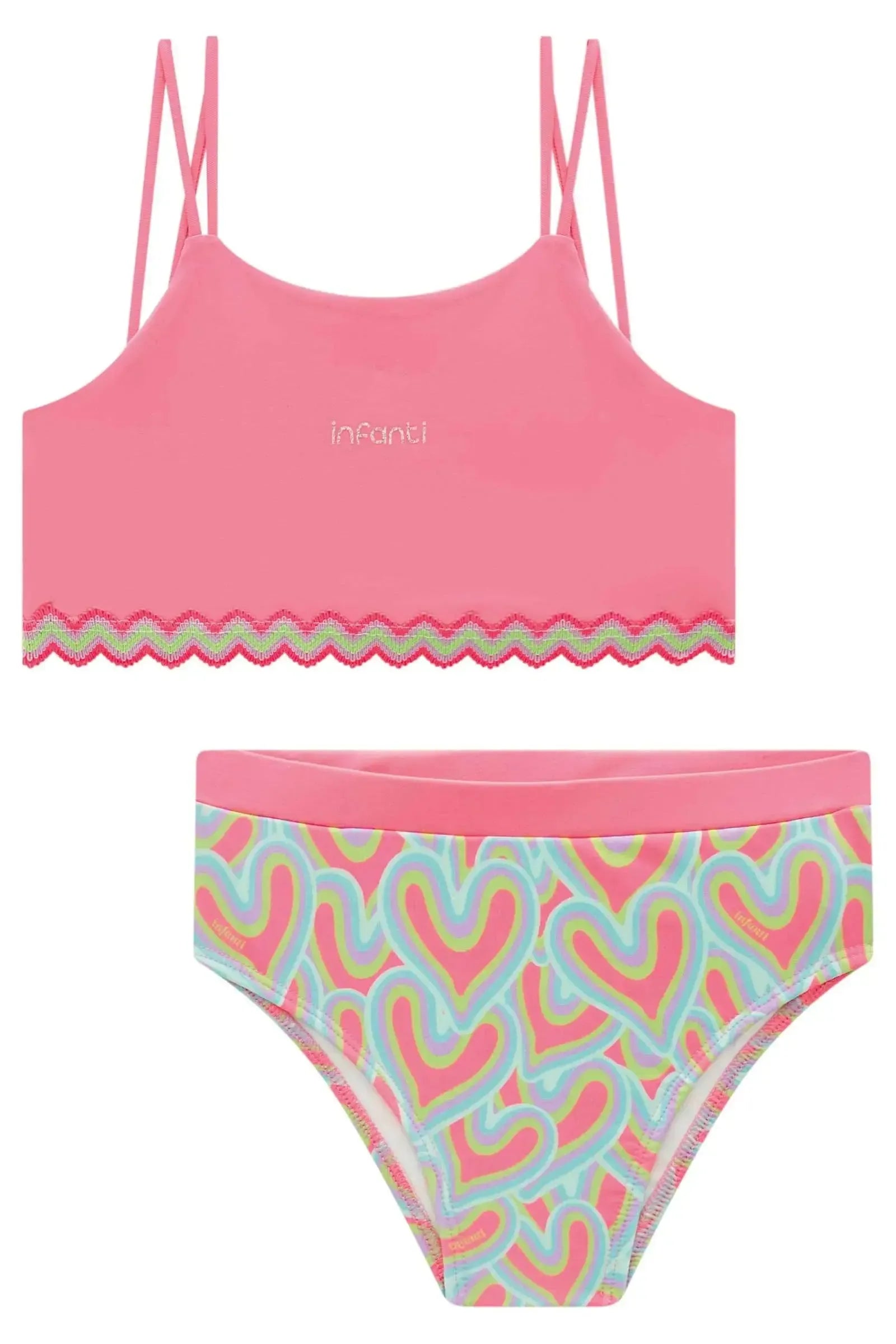 Biquíni em Malha UV Dry com Proteção UV 50+ 93169 Infanti Infantil Menina