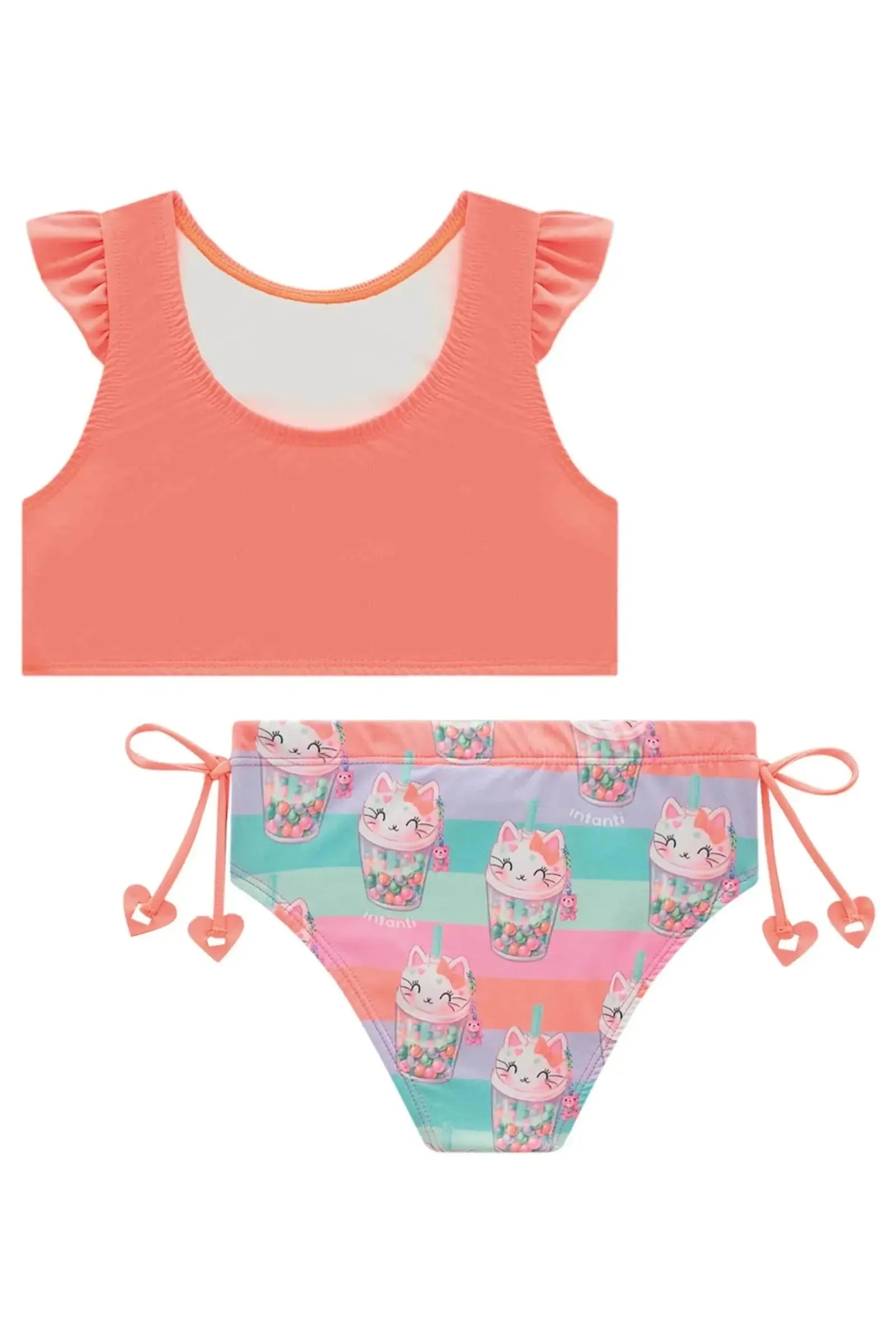 Biquíni em Malha UV Dry com Proteção UV 50+ 93175 Infanti Infantil Menina