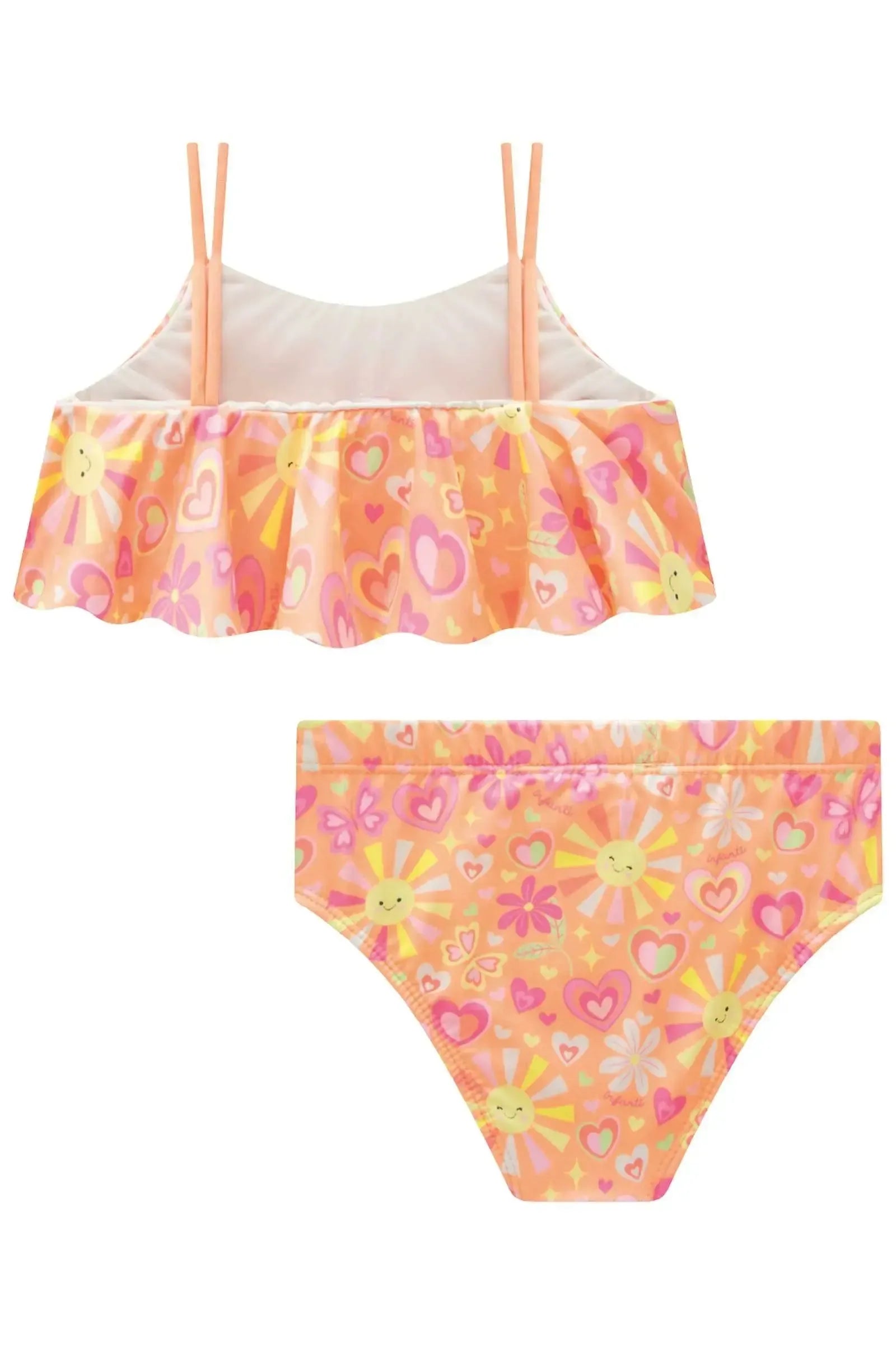Biquíni em Malha UV Dry com Proteção UV 50+ 96608 Infanti Infantil Menina