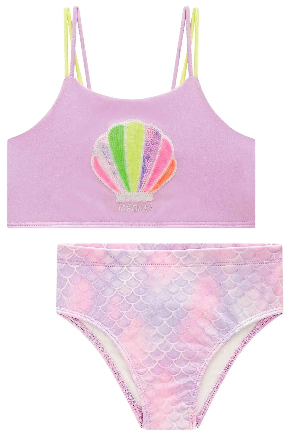Biquíni em Malha UV Dry com Proteção UV 50+ 98404 Infanti Infantil Menina