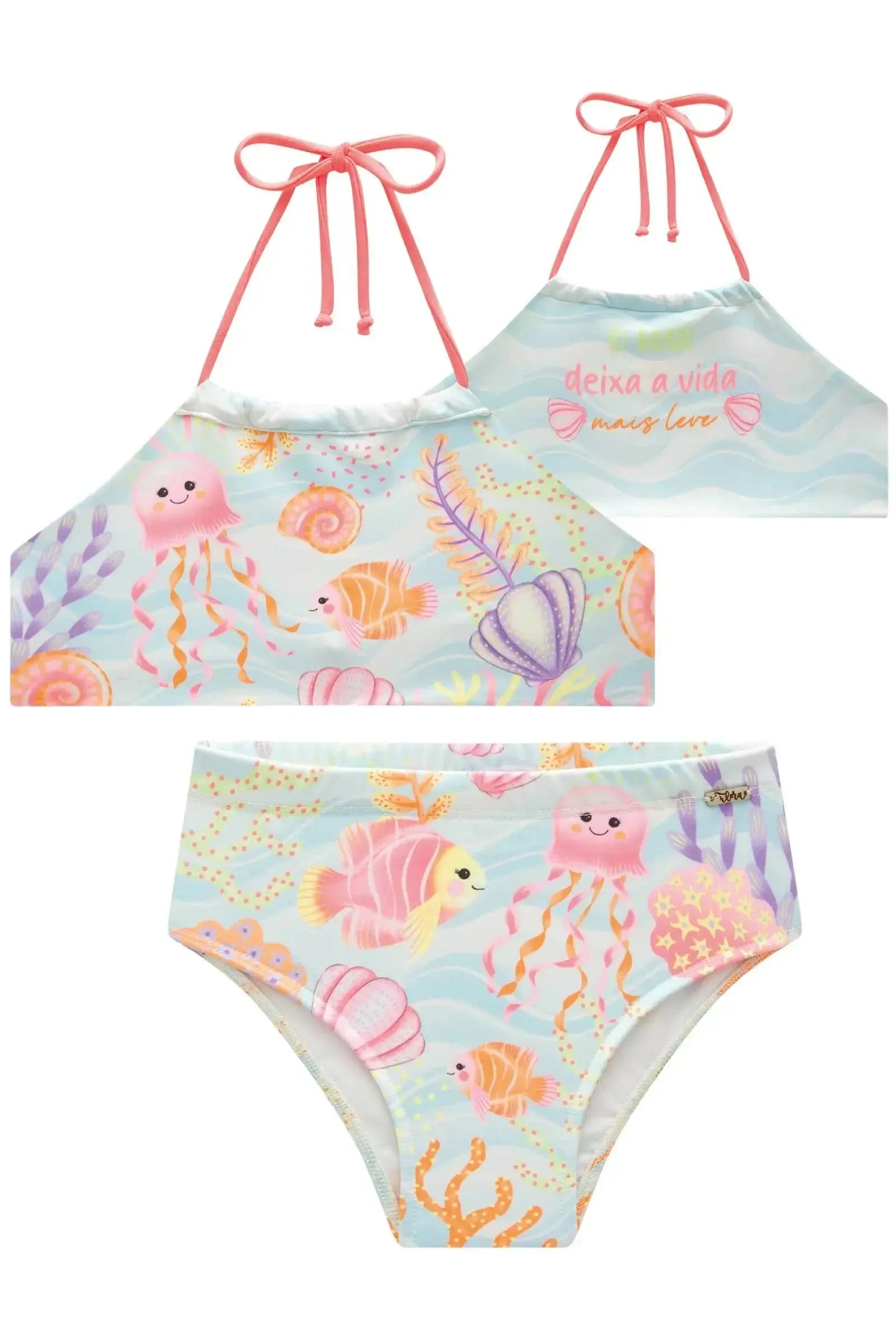 Biquíni Reversível em Malha Uv Dry com Proteção Uv 50+ 84535 Infanti Infantil Menina