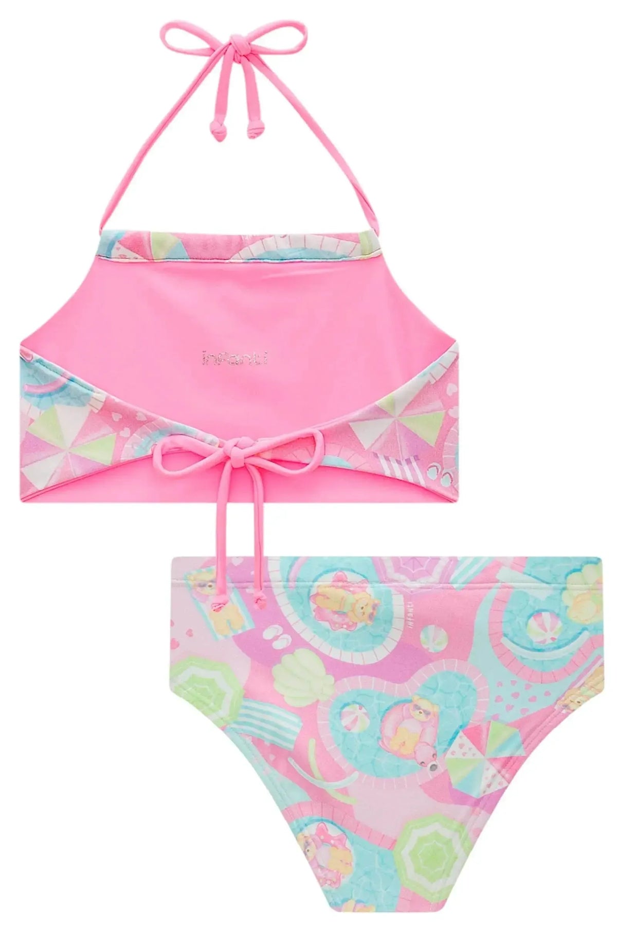 Biquíni Reversível em Malha UV Dry com Proteção UV 50+ 98406 Infanti Infantil Menina