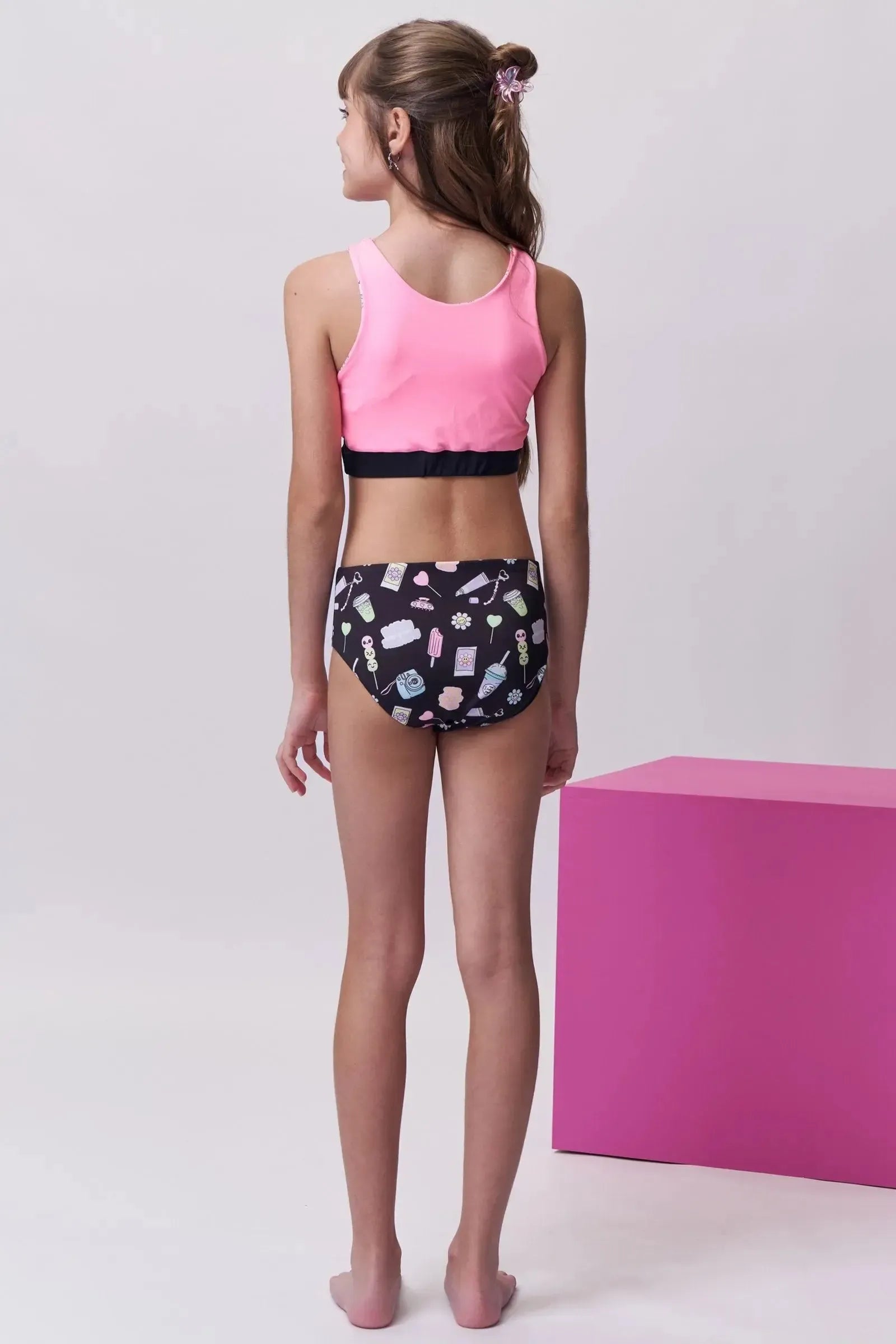 Biquíni Reversível em Malha UV50 92948 Vic&Vicky Teen Menina